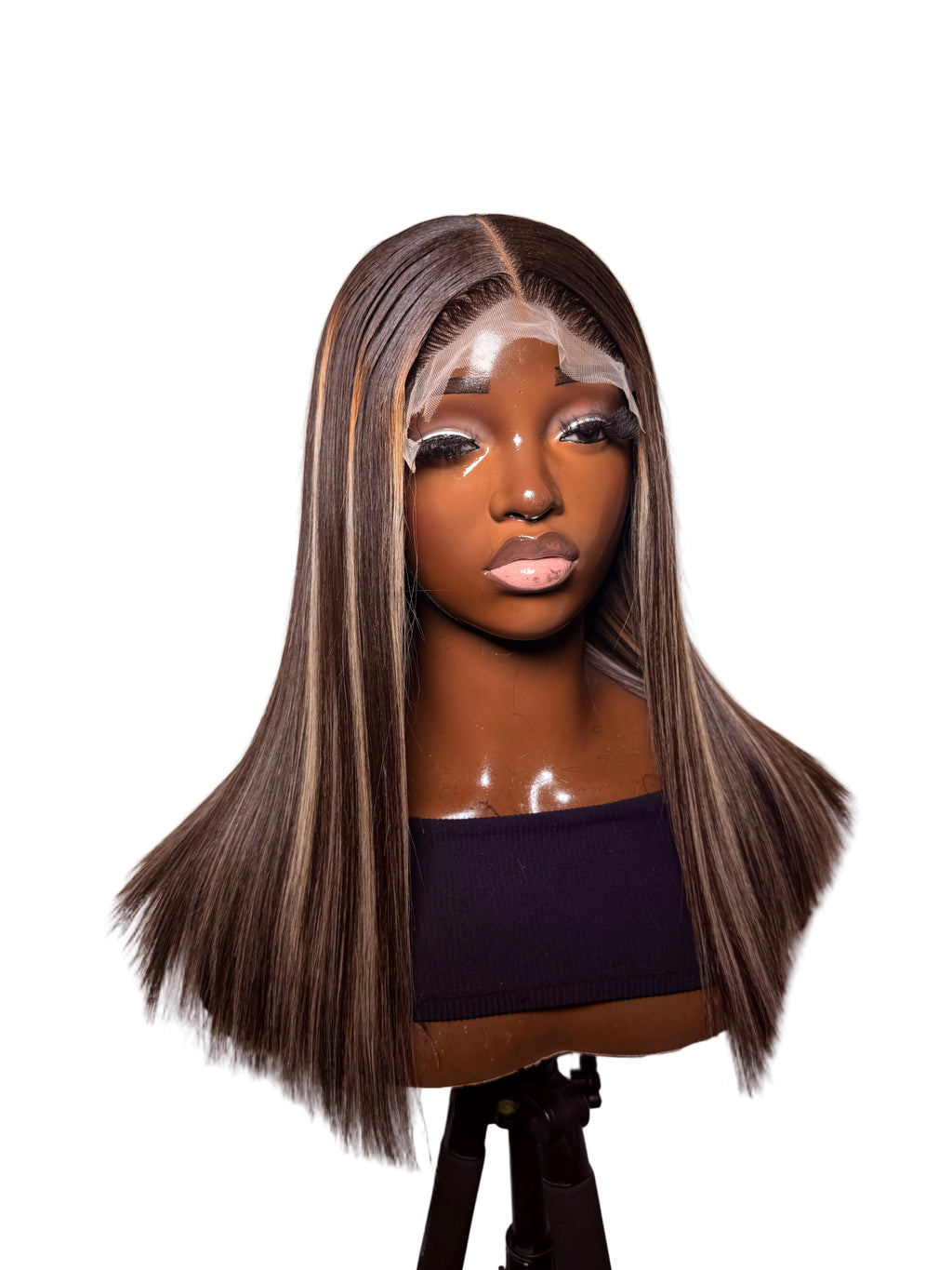 16” 5x5 blonde highlights Vietnamese bonestraight 200g