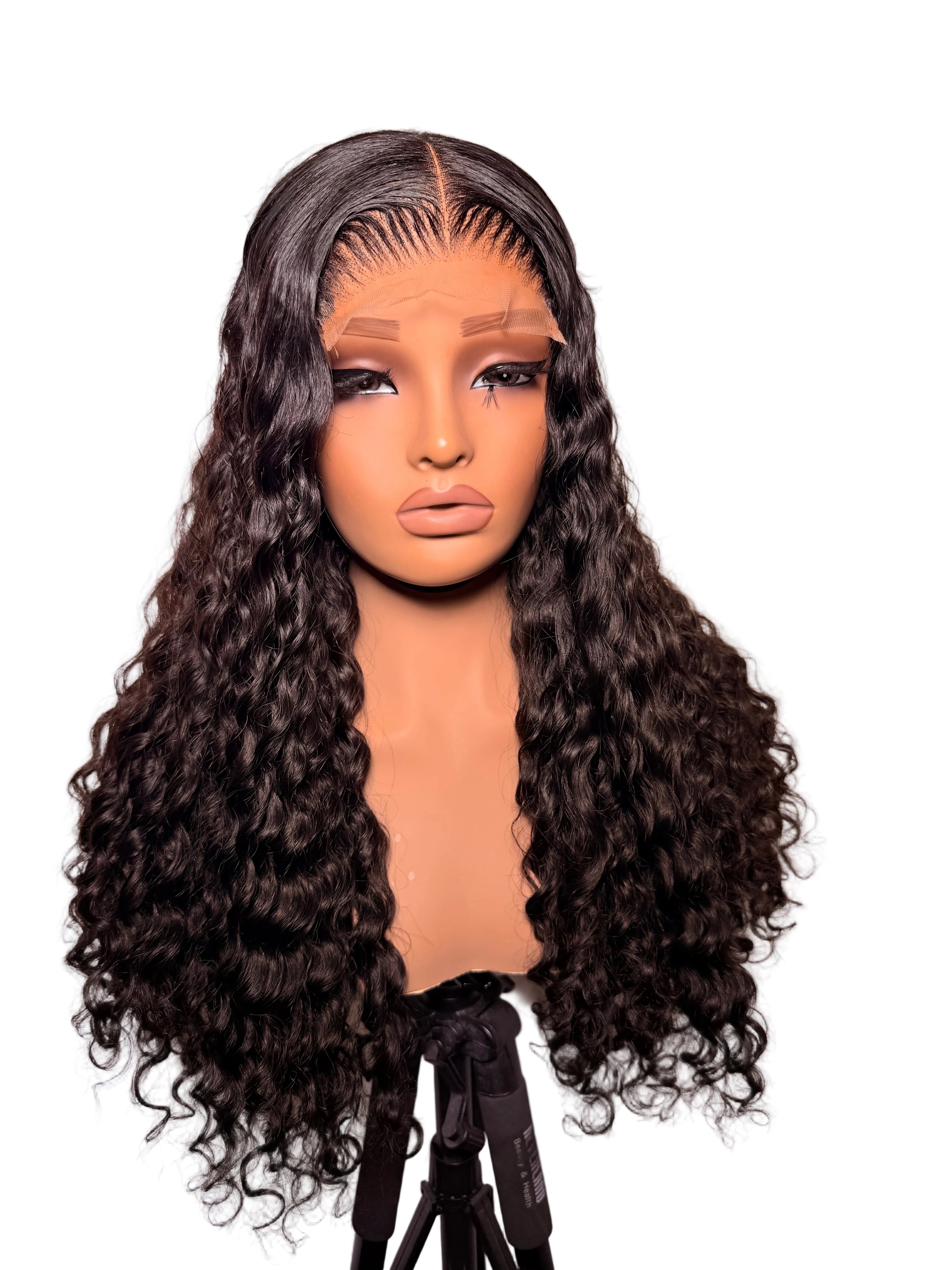 20” 5x5 lace front luxury deep wave -300g. (Very thick and voluminous) (pre-order )
