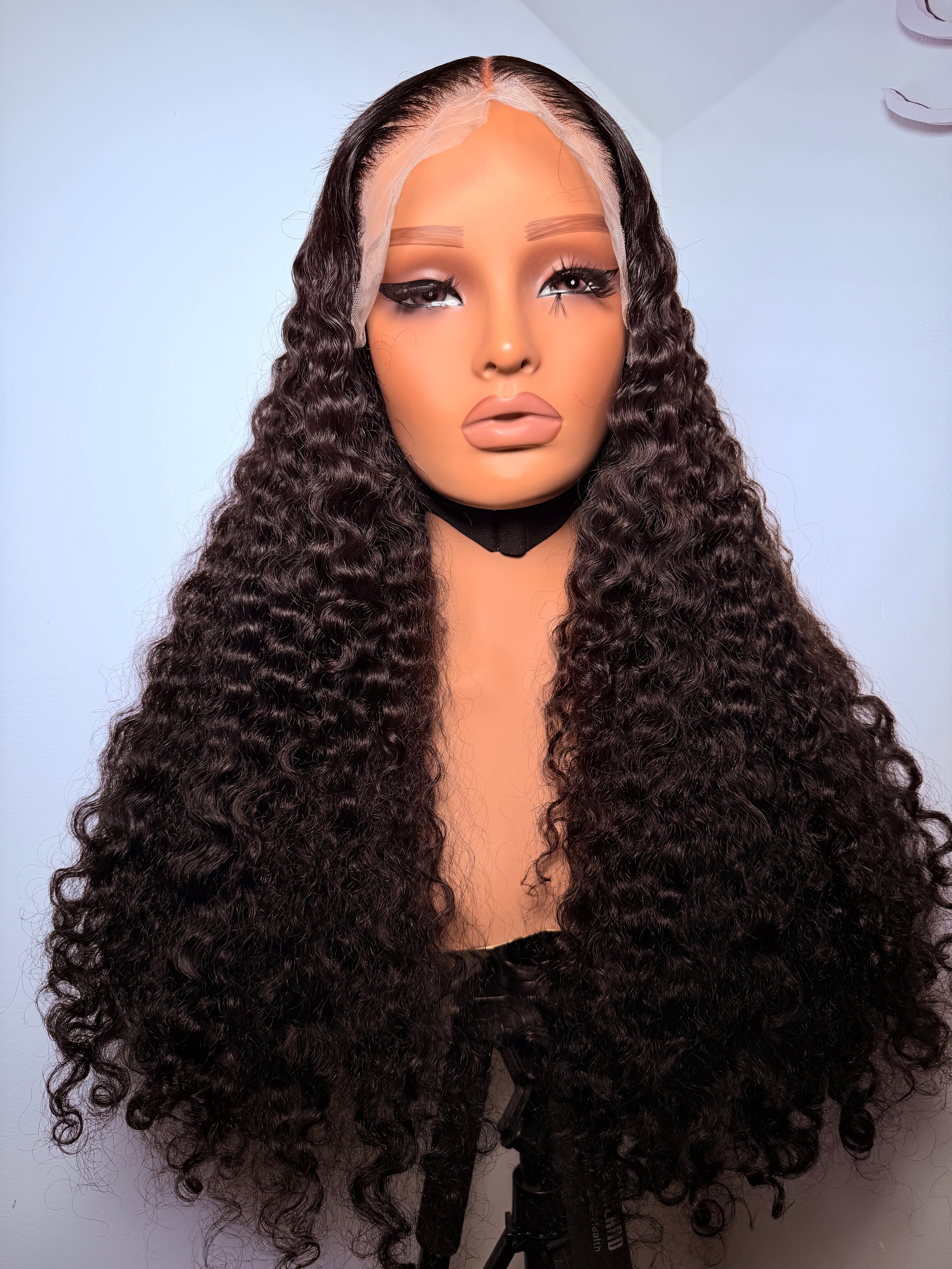 26” 13x4 lace front Jerry curls. Pre-bleached and pre styled ( pre order)