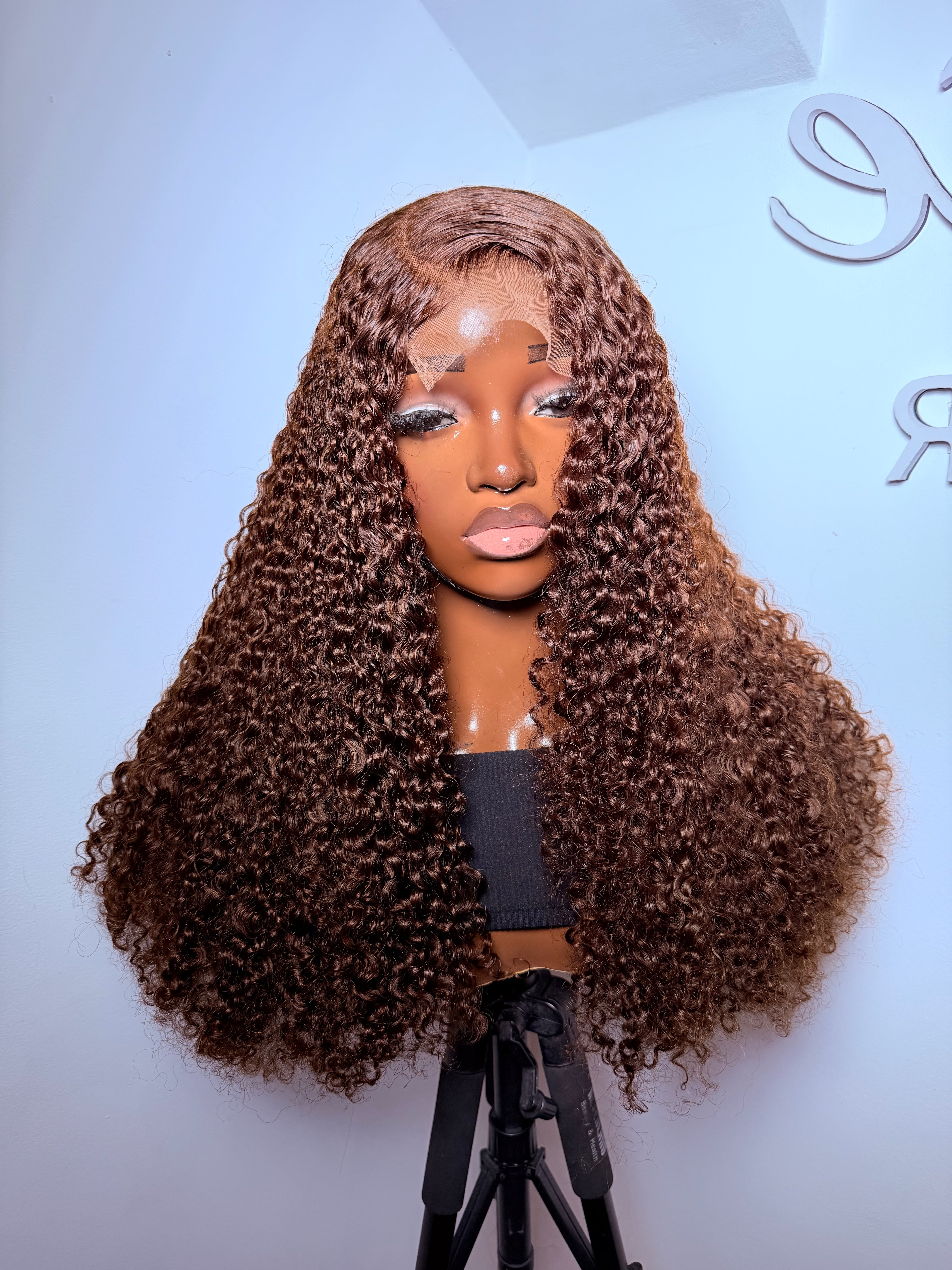 New collection - 20” 5x5 swiss lace front brownie pixie curl 250g (pre-order)