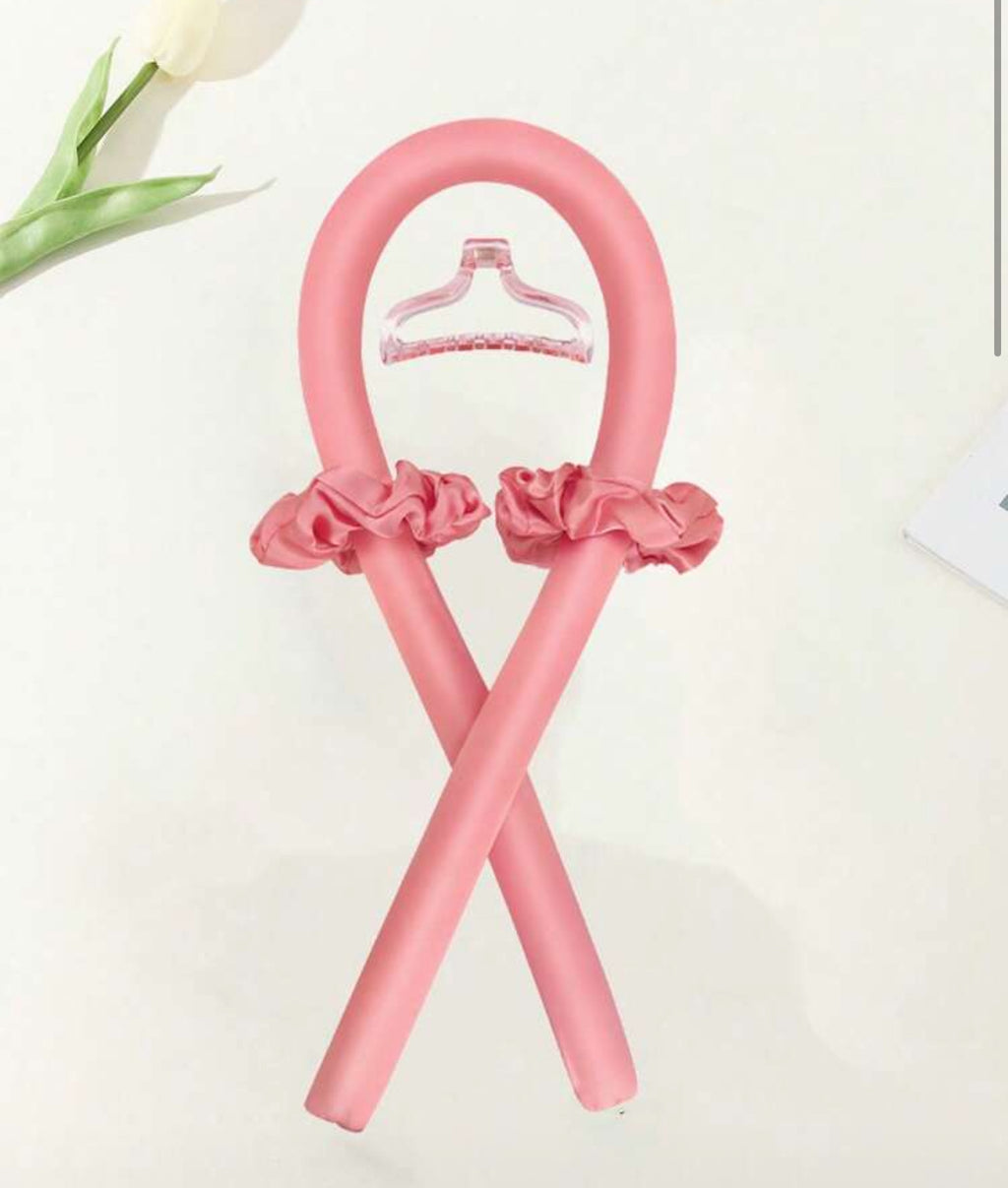 4 pcs Heatless curling rod hair band