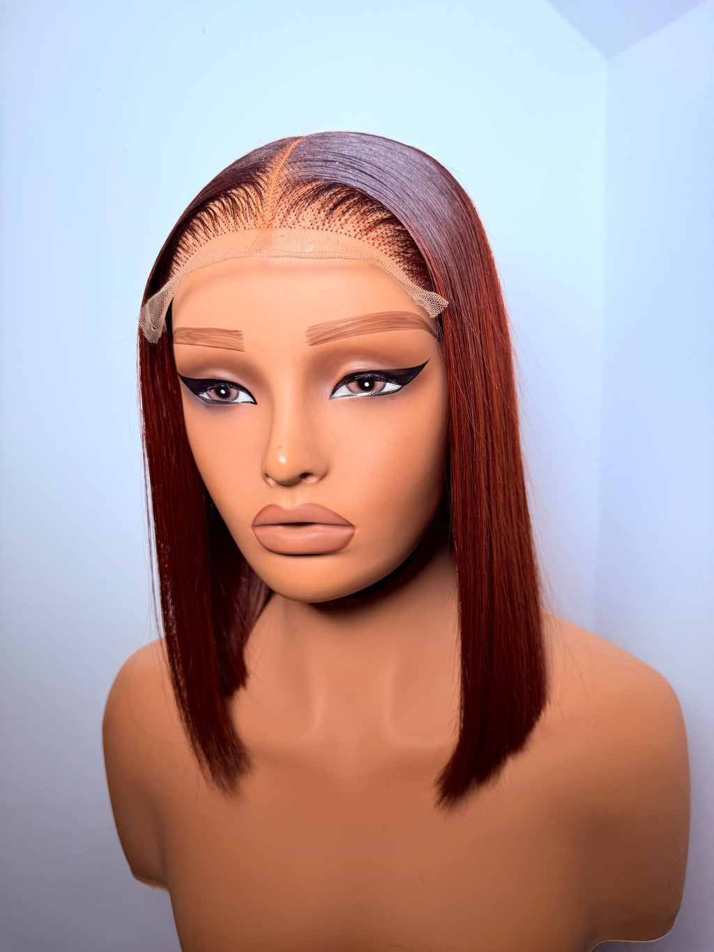 10” 5x5 dark burgundy bonestraight (pre order )