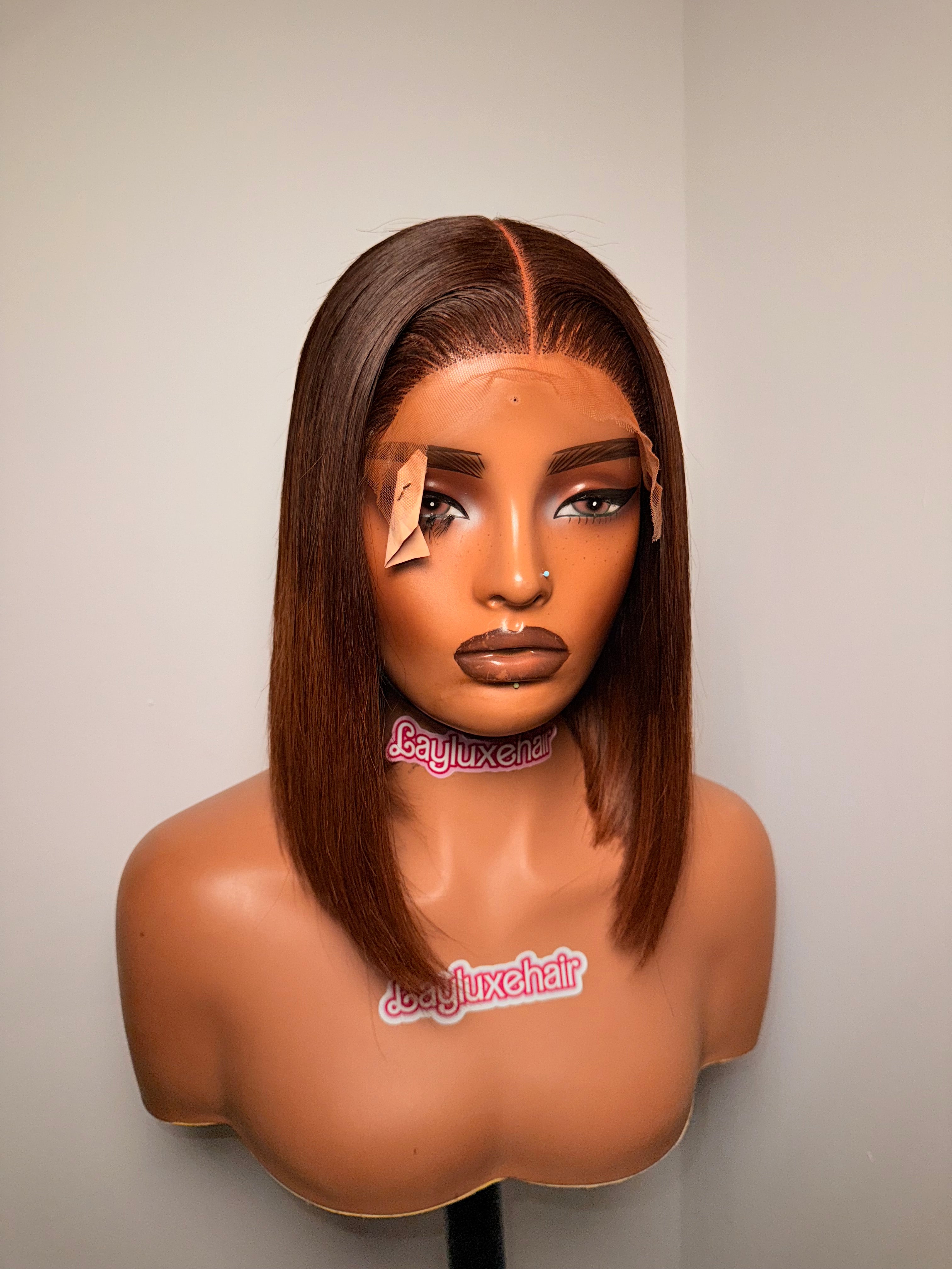 10” 5x5 sdd Vietnamese ombre bonestraight bob 200g