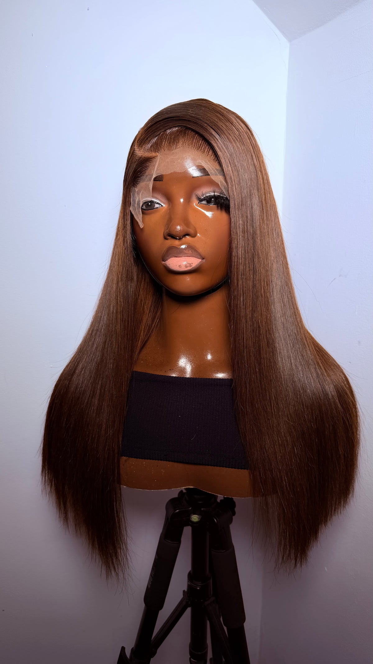 20” 5x5 Swiss lace brown Vietam bonestraight 200 density( pre order )