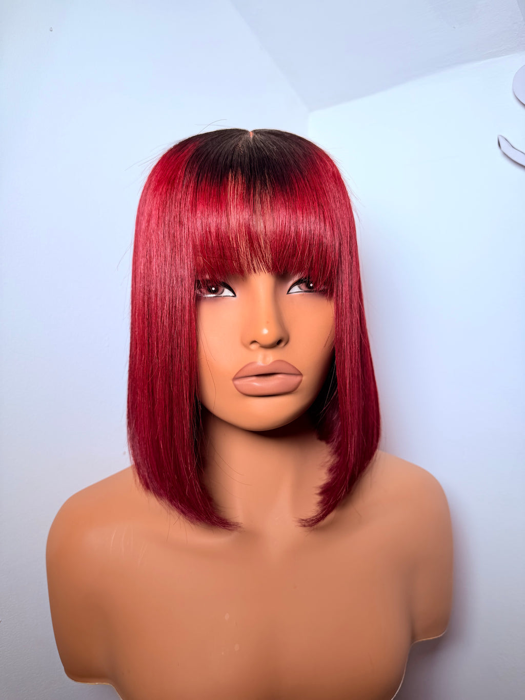 Sales- 10” 2x4 dark root burgundy viet bonestraight