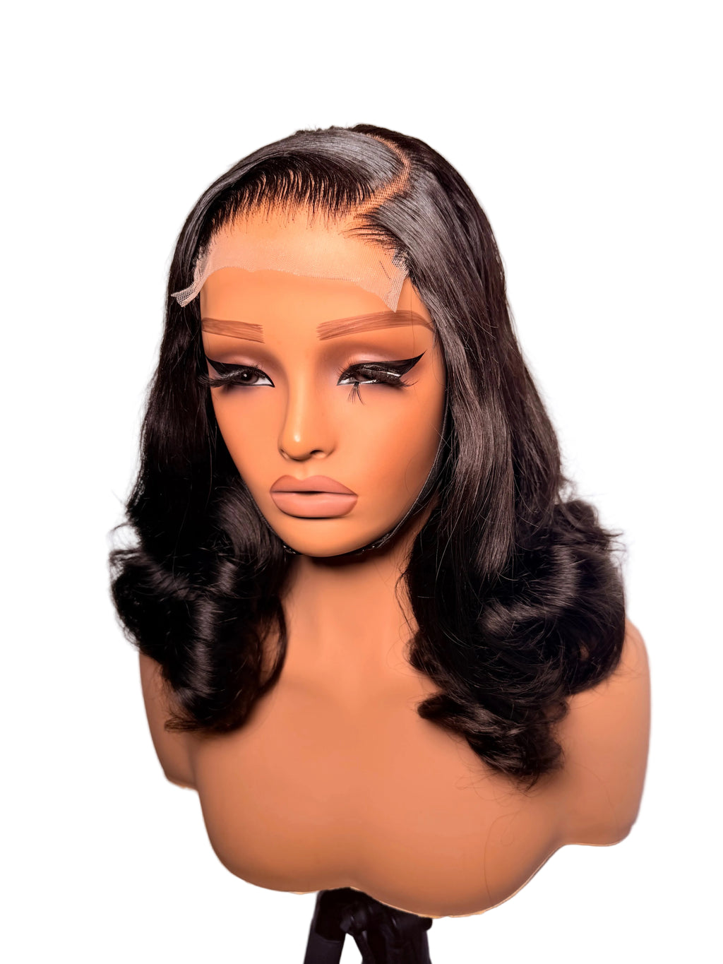 14” 5x5 wavy 250 density (pre-bleached, pre-plucked & pre-styled)
