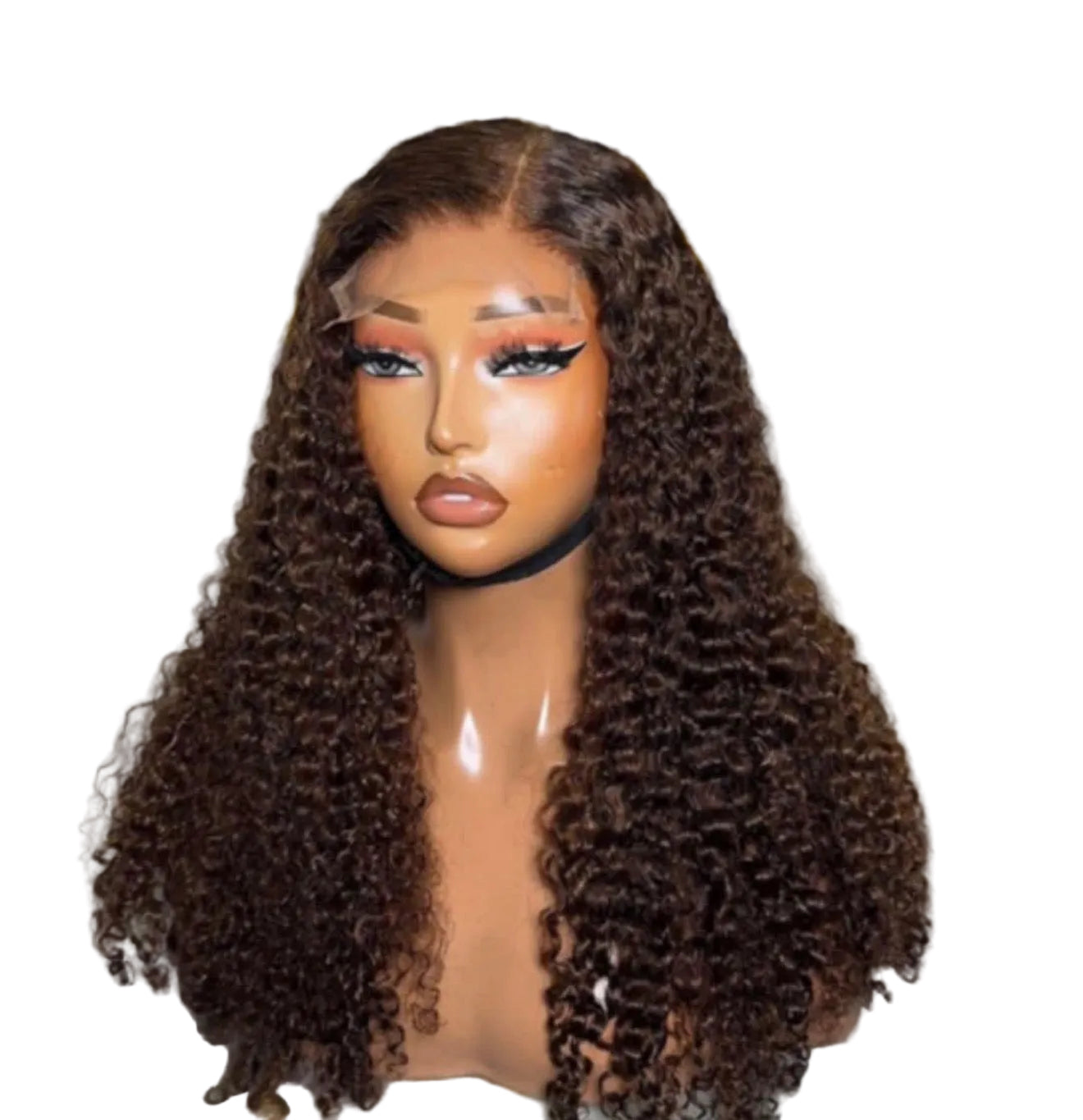 18” 5x5 brown pixie curls 200 density (pre order)