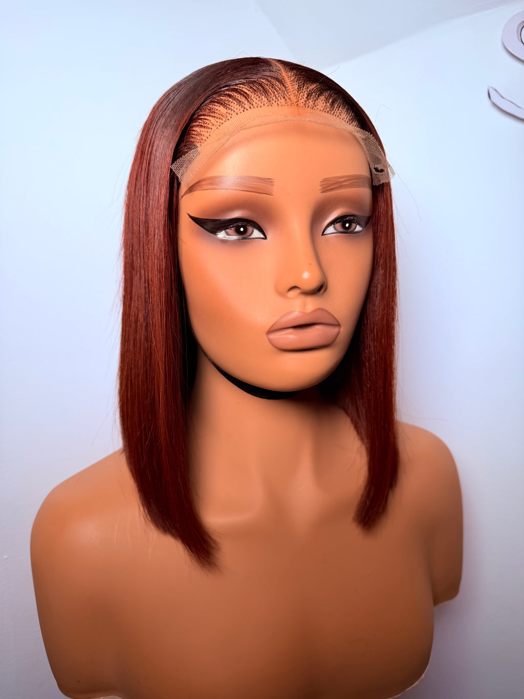 10” 5x5 dark burgundy bonestraight (pre order )