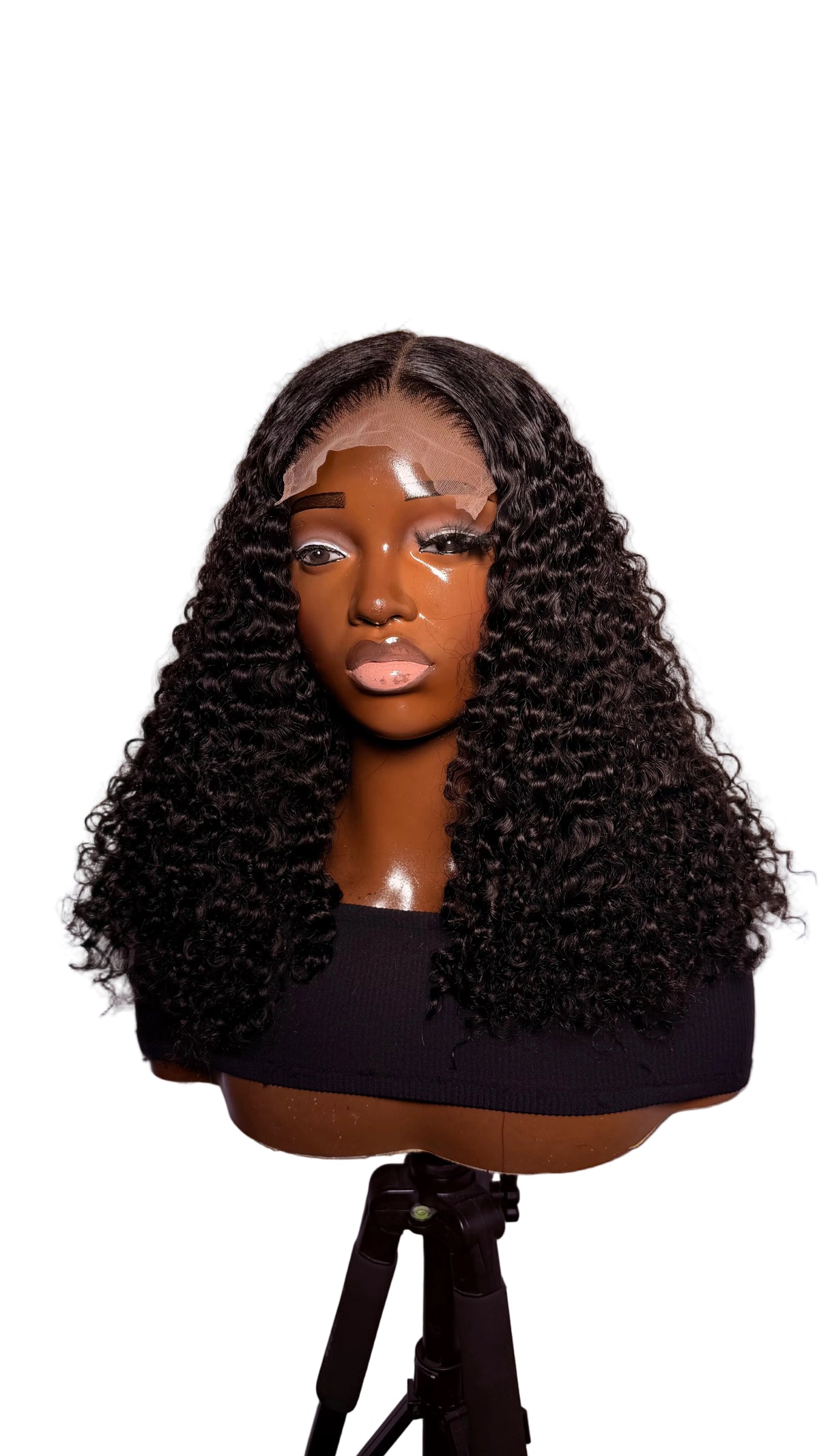14” 5x5 Swiss lace front luxe pixie curly 200g (sale) (pre order) pre styled