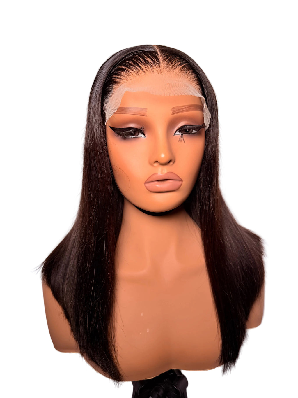 14” 5x5 lace front bob (350 density)