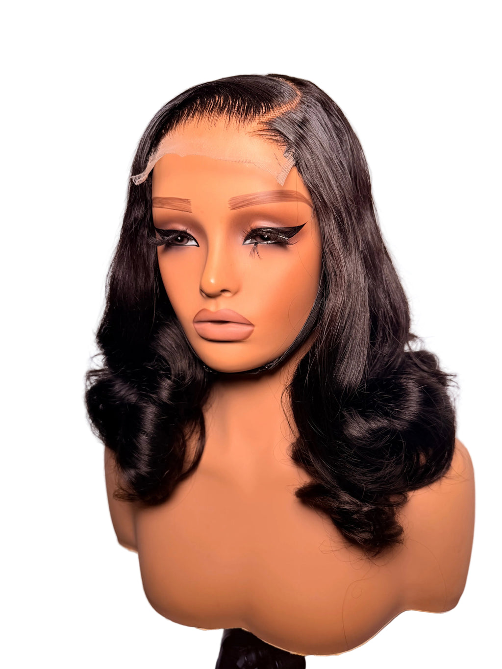 14” 5x5 wavy 250 density (pre-bleached, pre-plucked & pre-styled)