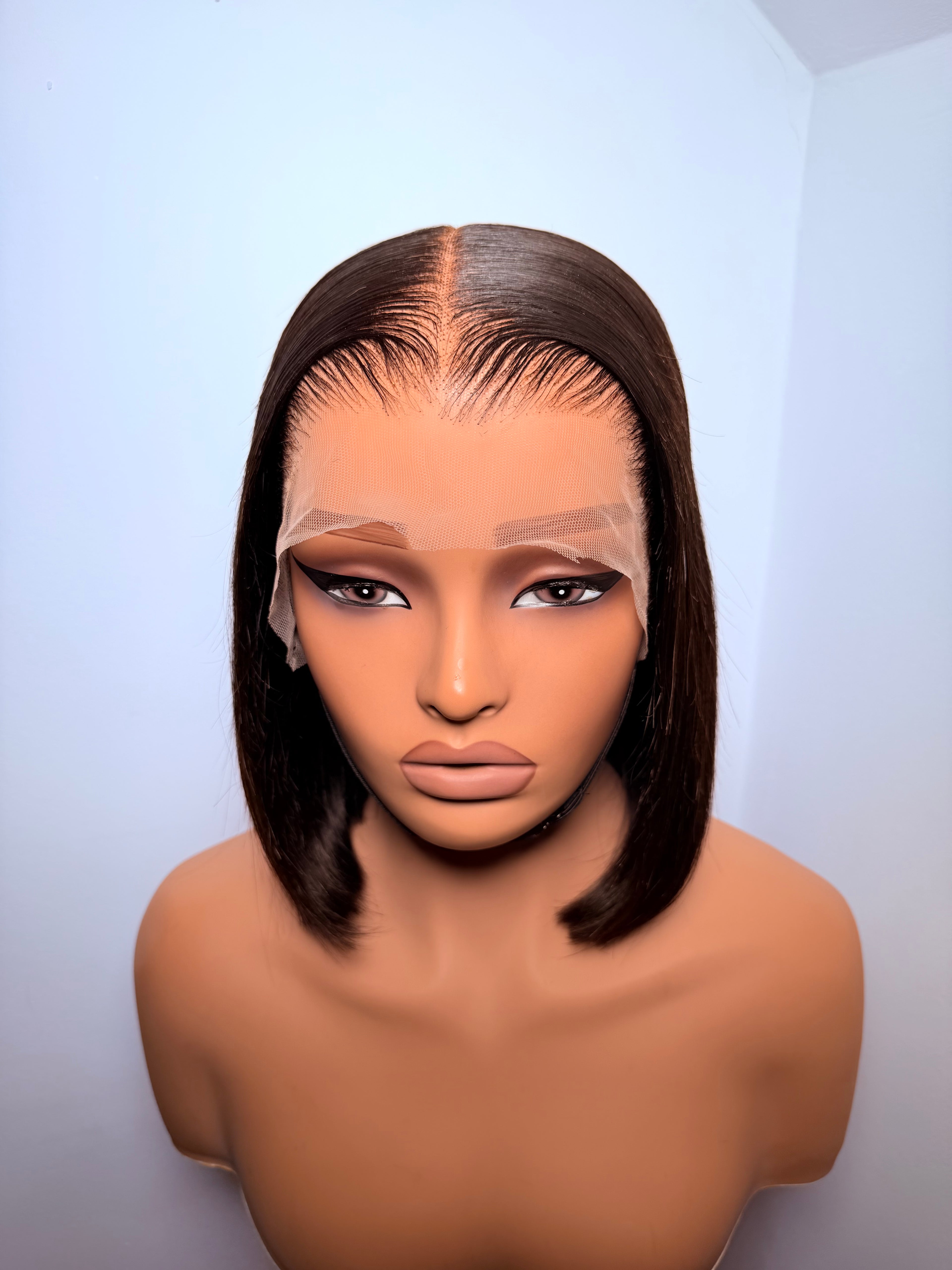 SALES- 10” 13x6 half frontal Swiss lace bob (pre order )