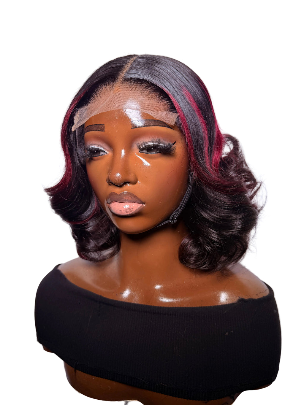 SALES- 14” 5x5 highlight burgundy bounce (work unit)