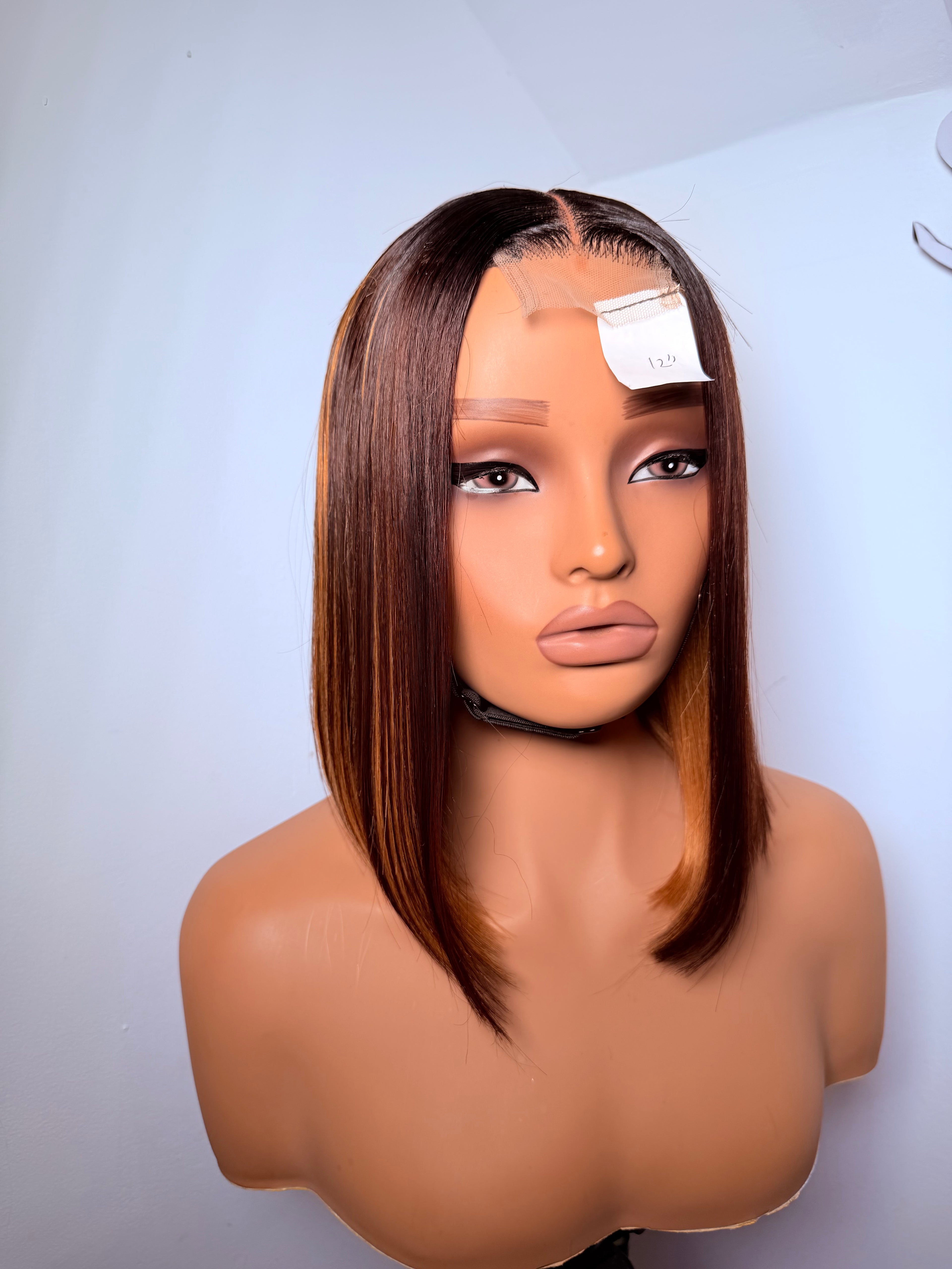 26” carjun bonestraight -300g SALES- 12” 2x6 mixed color bob unit