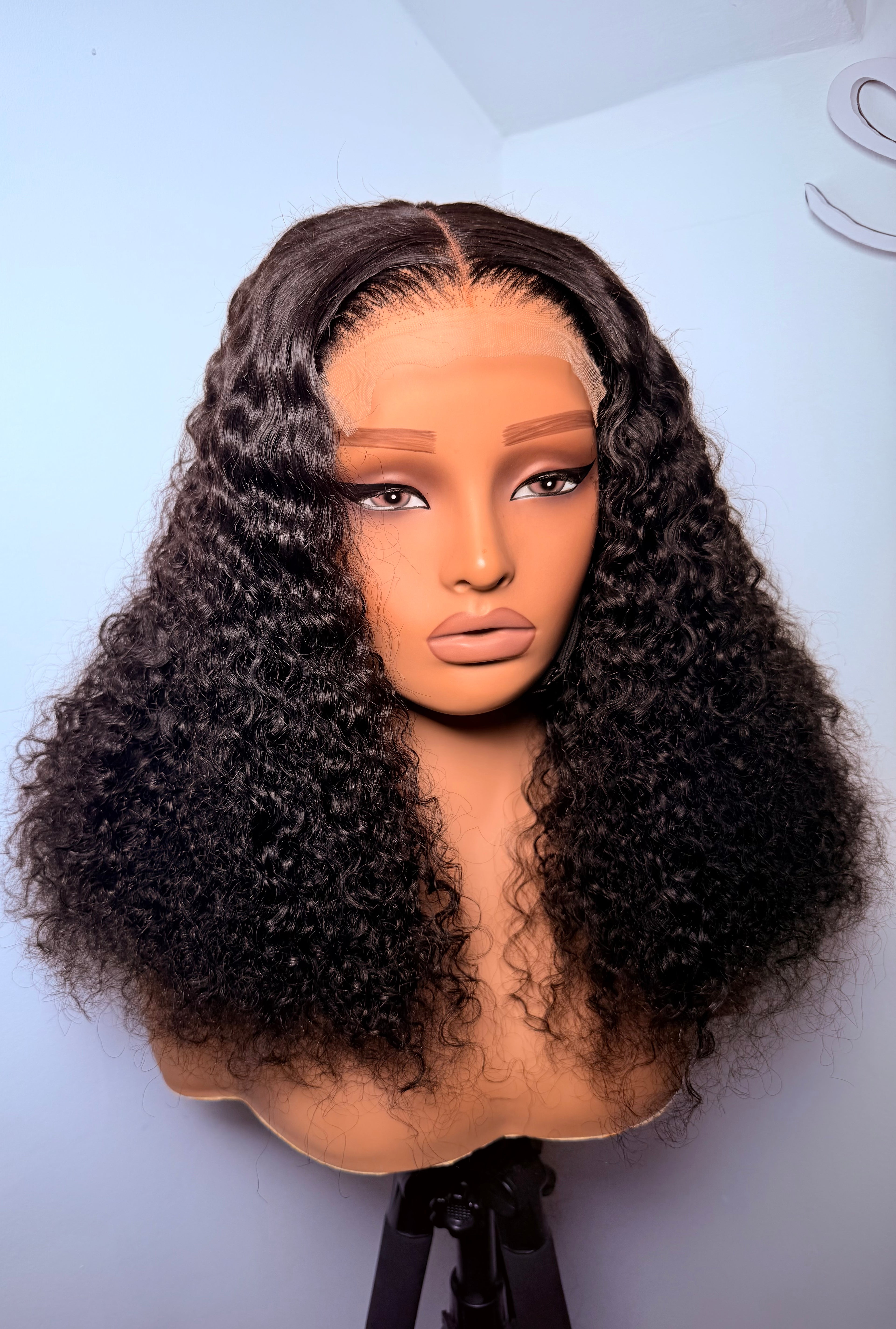 20” 5x5 brushed out pixie curls - 250 density