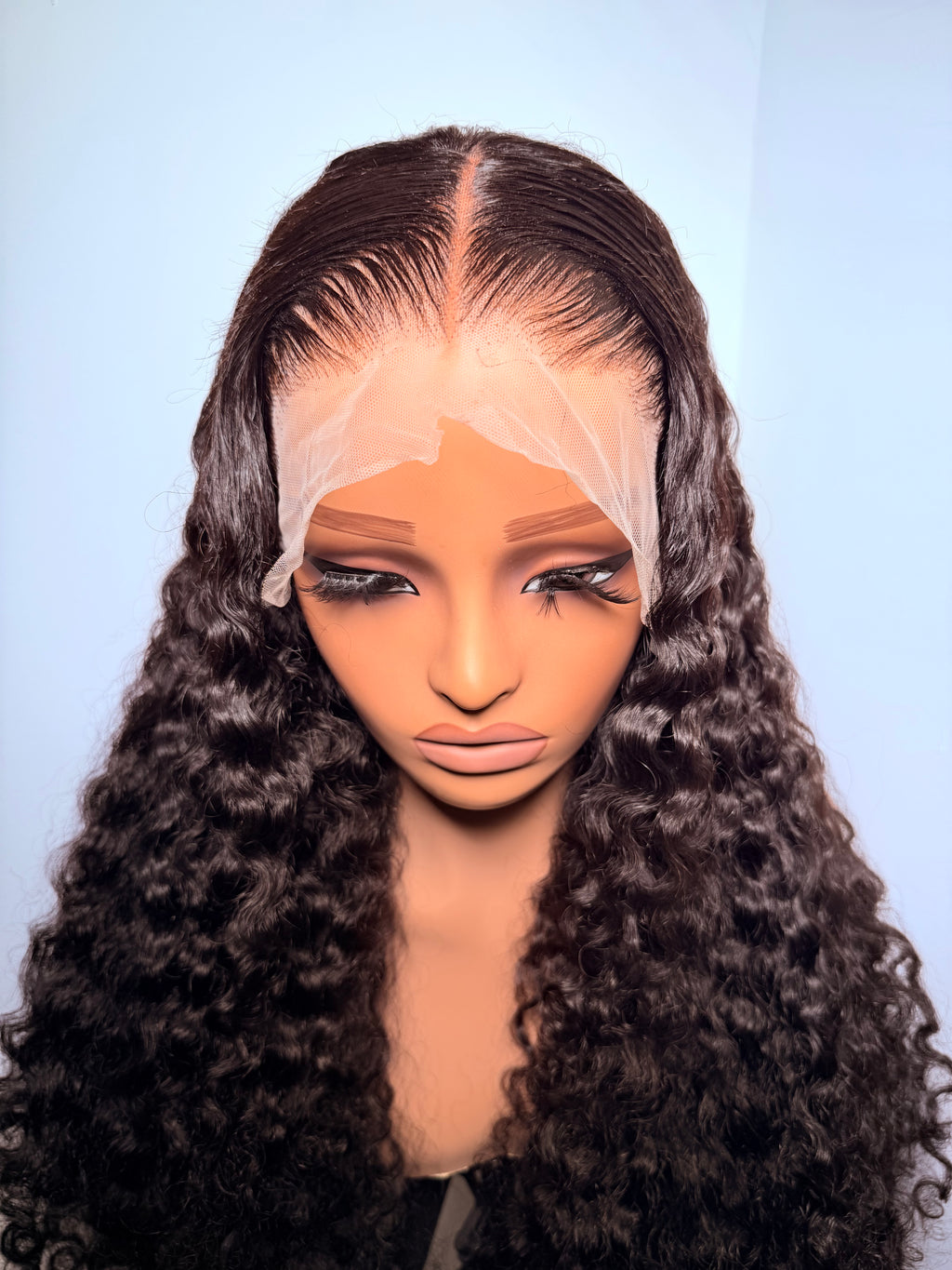 26” 13x4 lace front Jerry curls. Pre-bleached and pre styled ( pre order)