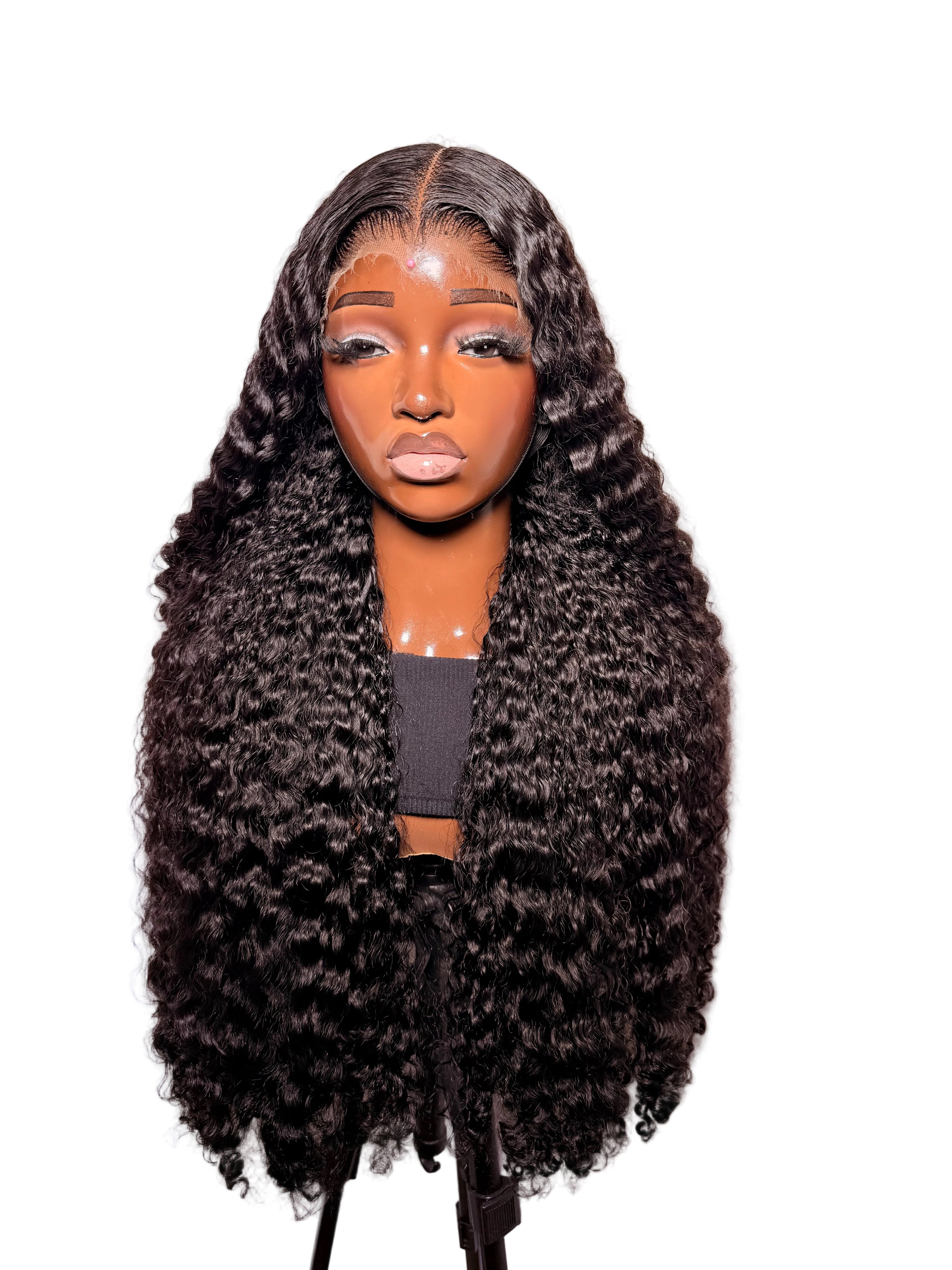 New collection -30” 7x7 HD lace fringe luxe Burmese curls 400g