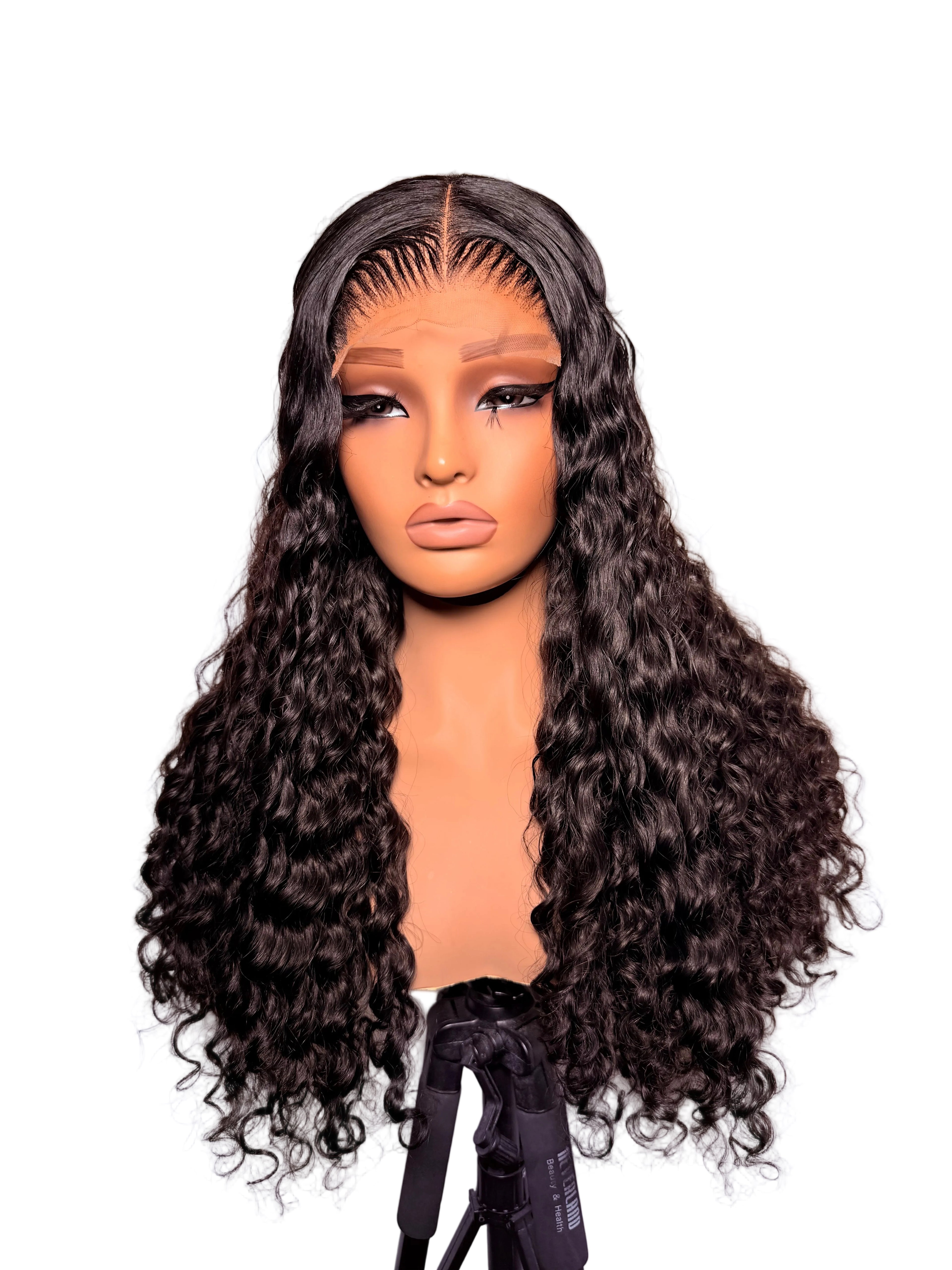 20” 5x5 lace front luxury deep wave -300g. (Very thick and voluminous) (pre-order )