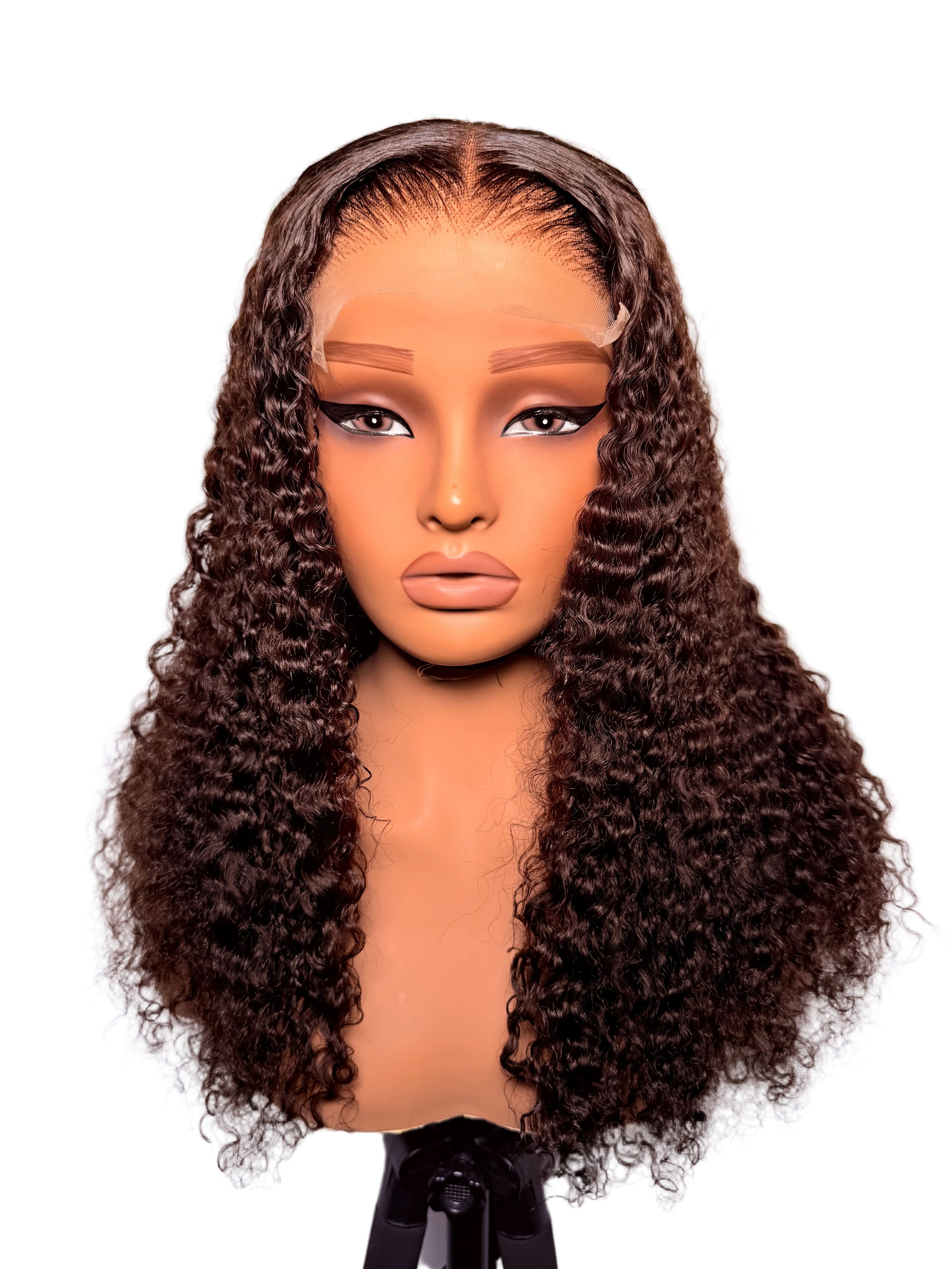 Sales- 22” 5x5 dark brown Burmese curls