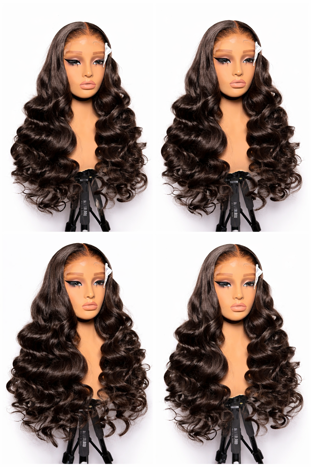 30” 5x5 Swiss lace front layered Hollywood curls -300g (Vietnamese hair)