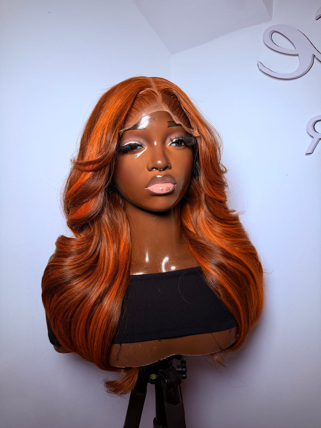 20” 5x5 Swiss lace front carjun highlight Vietnamese bouncy 300 density