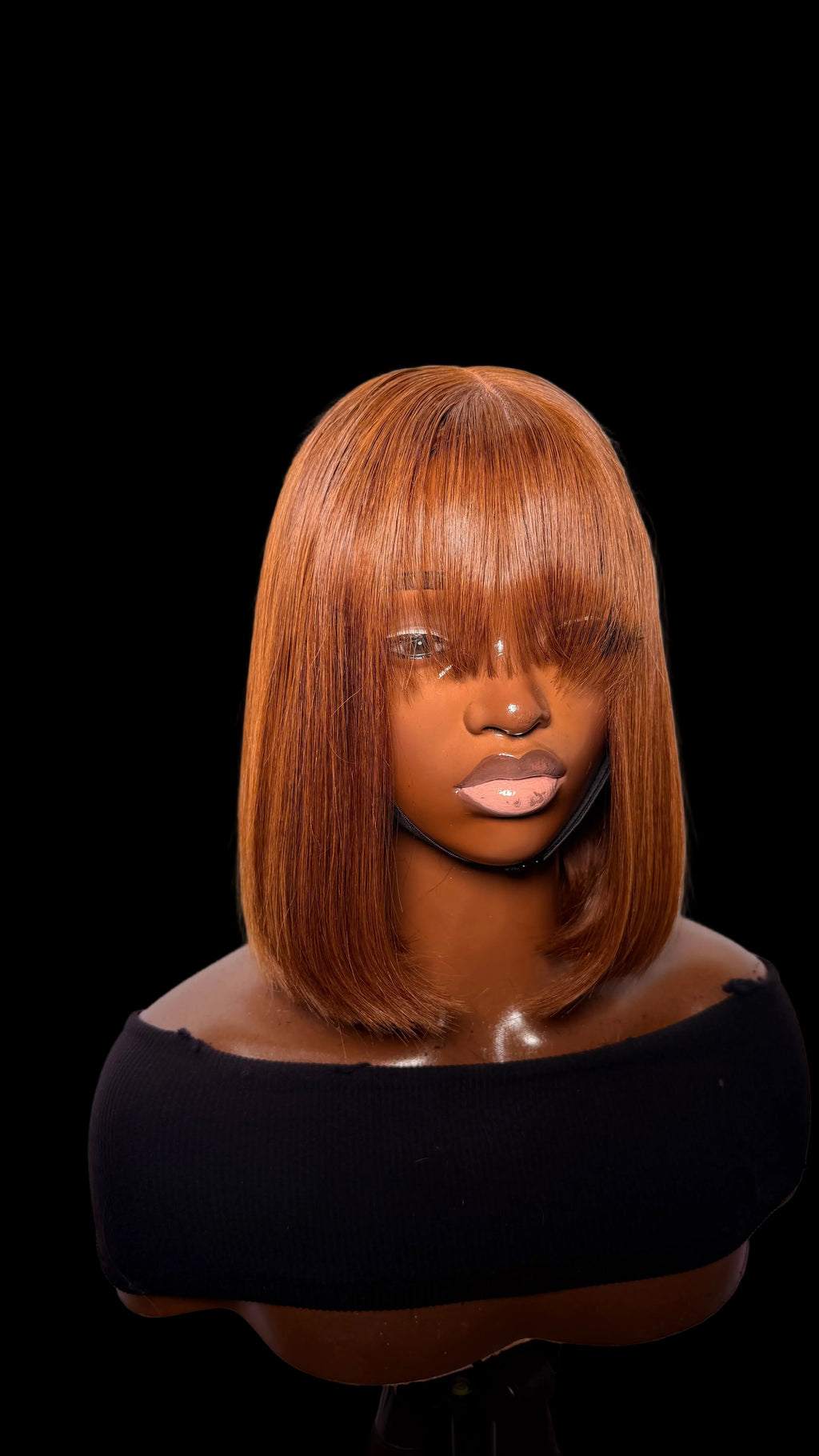 10” 2x6 lace front chestnut brown bobby fringe pre order