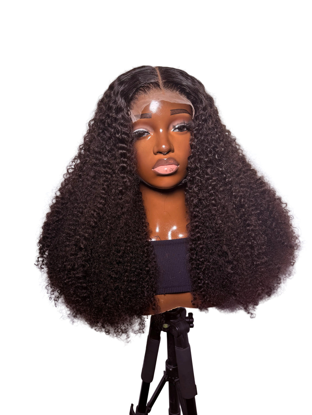 24” 5x5 Afro kinky curly 300 density