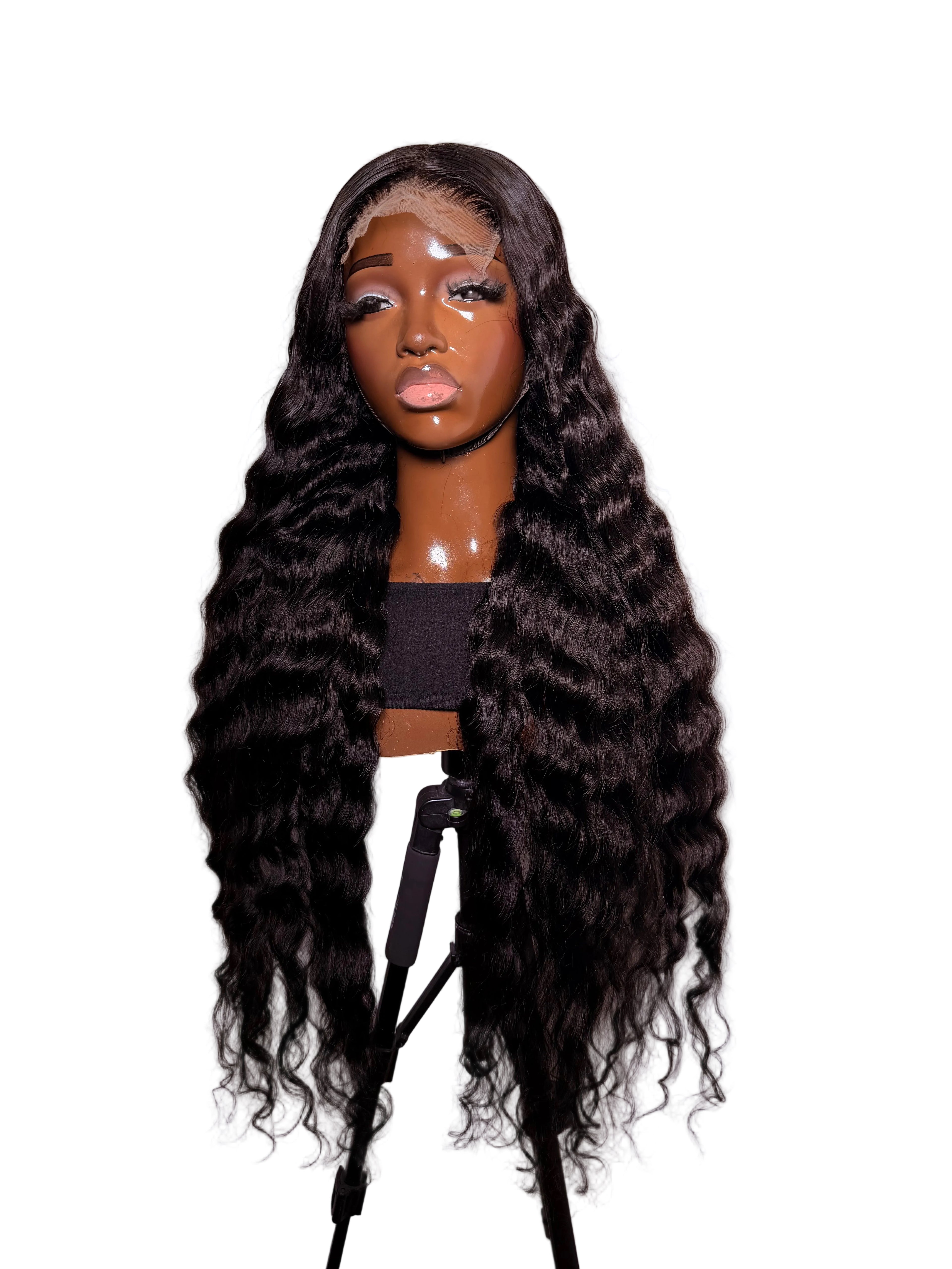 34” 5x5 lace front loose deep wave 300 density (pre- order)