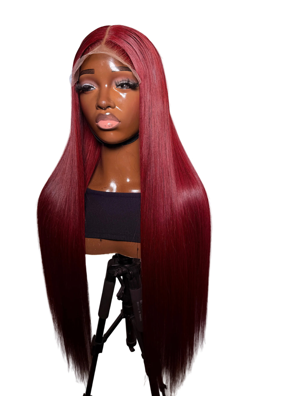 SALES- 28” 5x5 burgundy Vietnamese bonestraight 320g