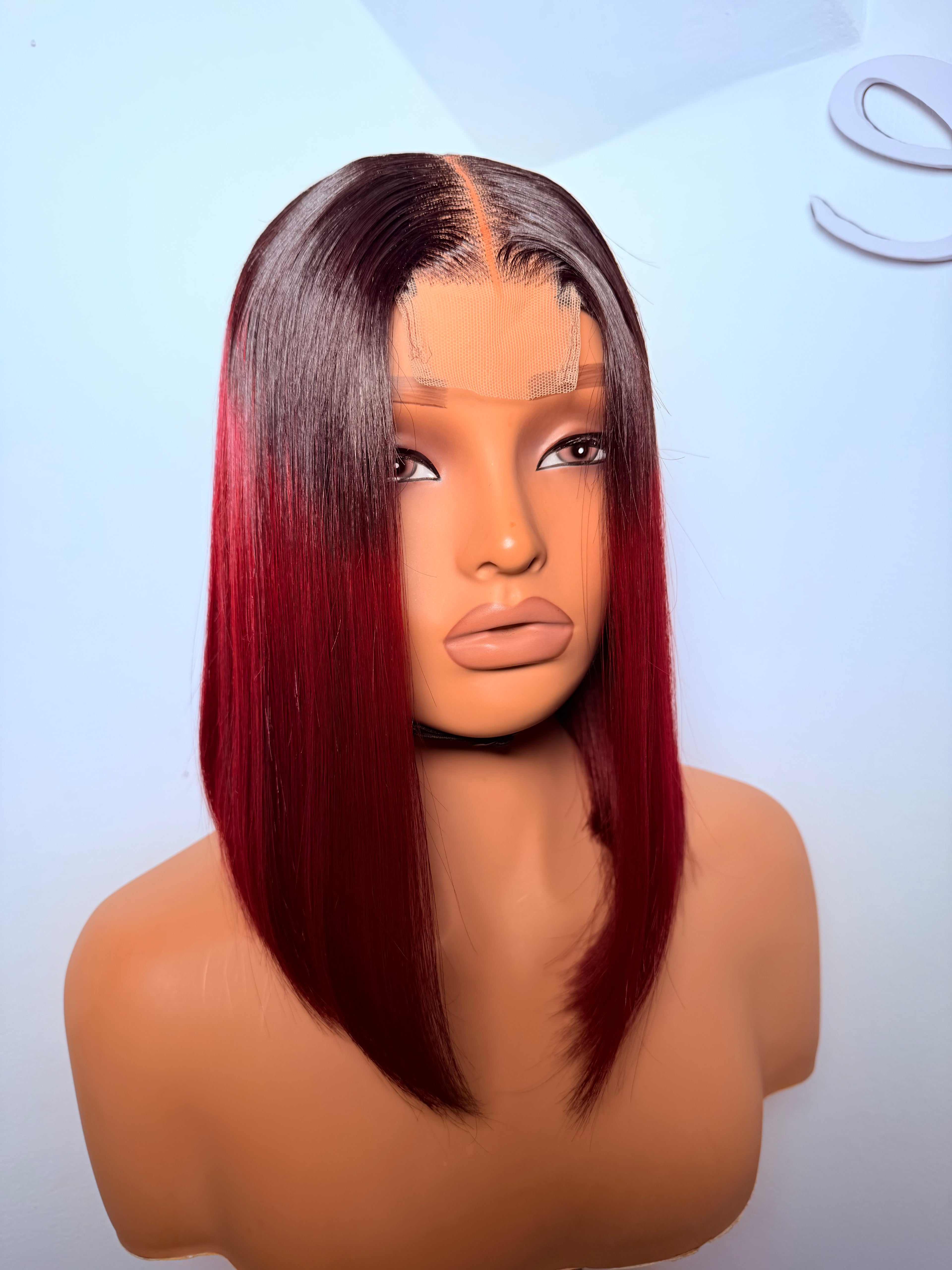 12” 2x4 dark root burgundy 250 density (pre order)