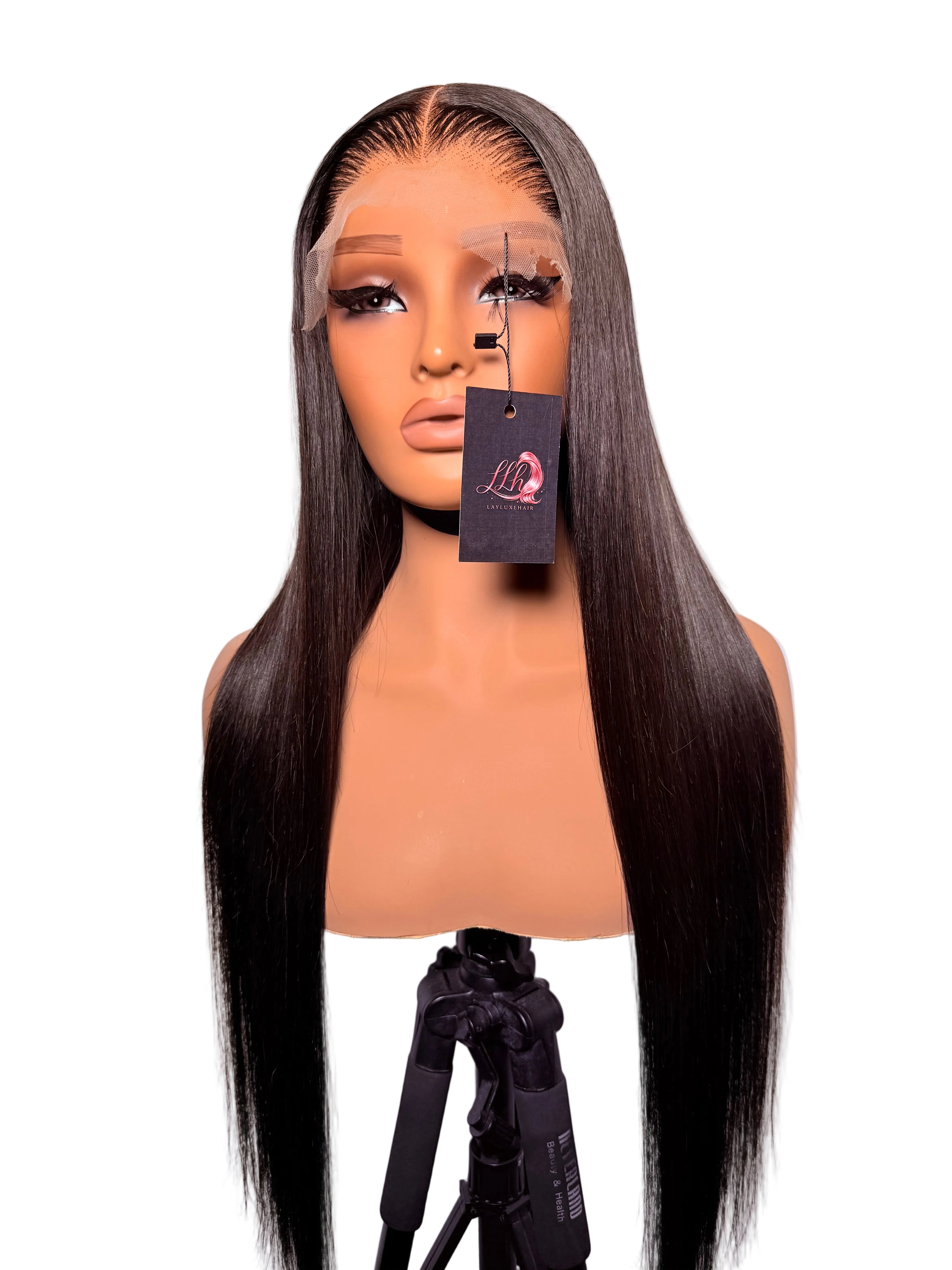 26” 5x5 lace front bonestraight-200g