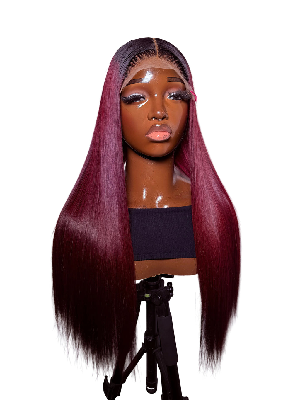 22” 5x5 root burgundy Vietnamese bonestraight 200g