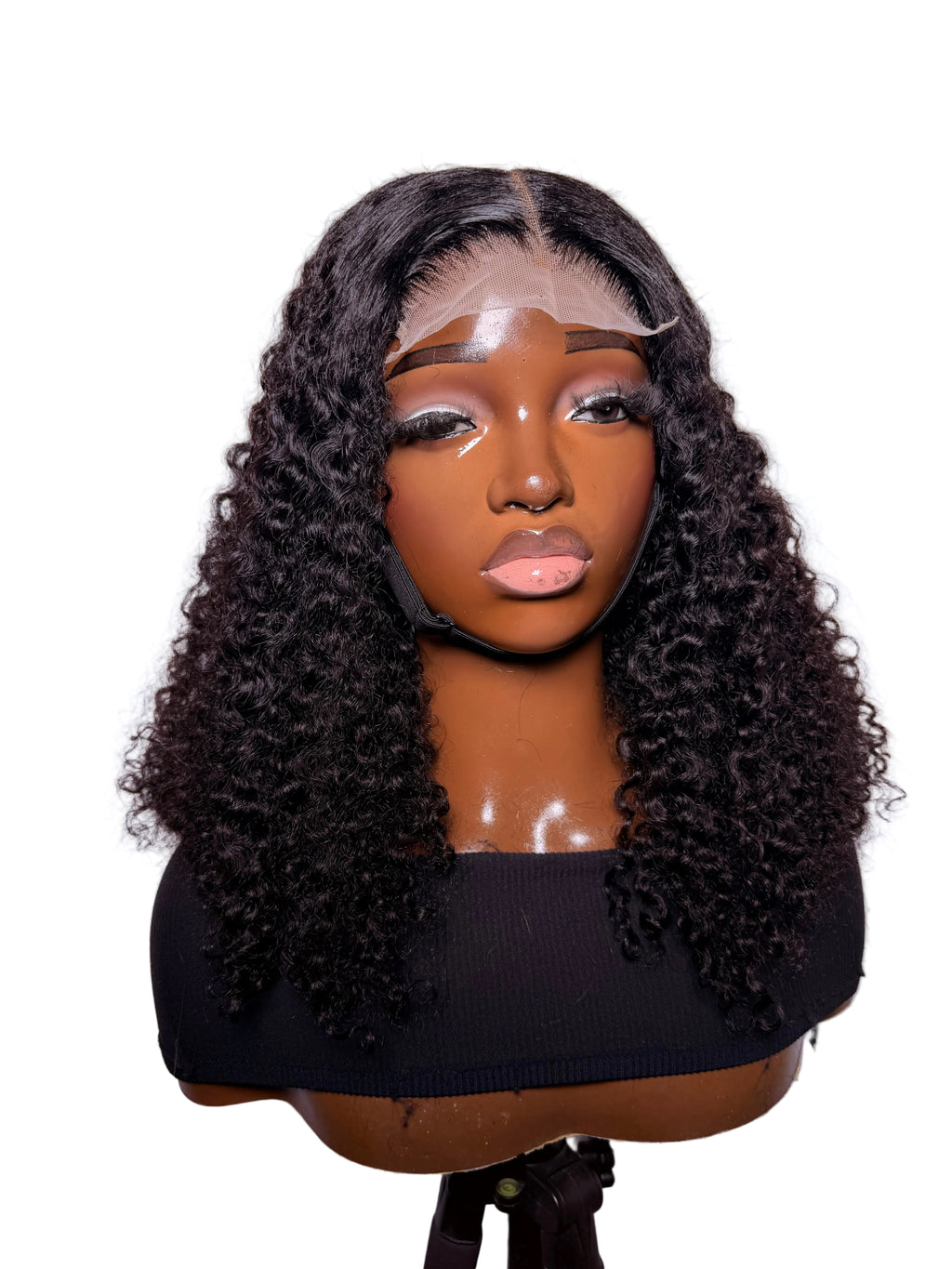 22” 5x5 double drawn curly