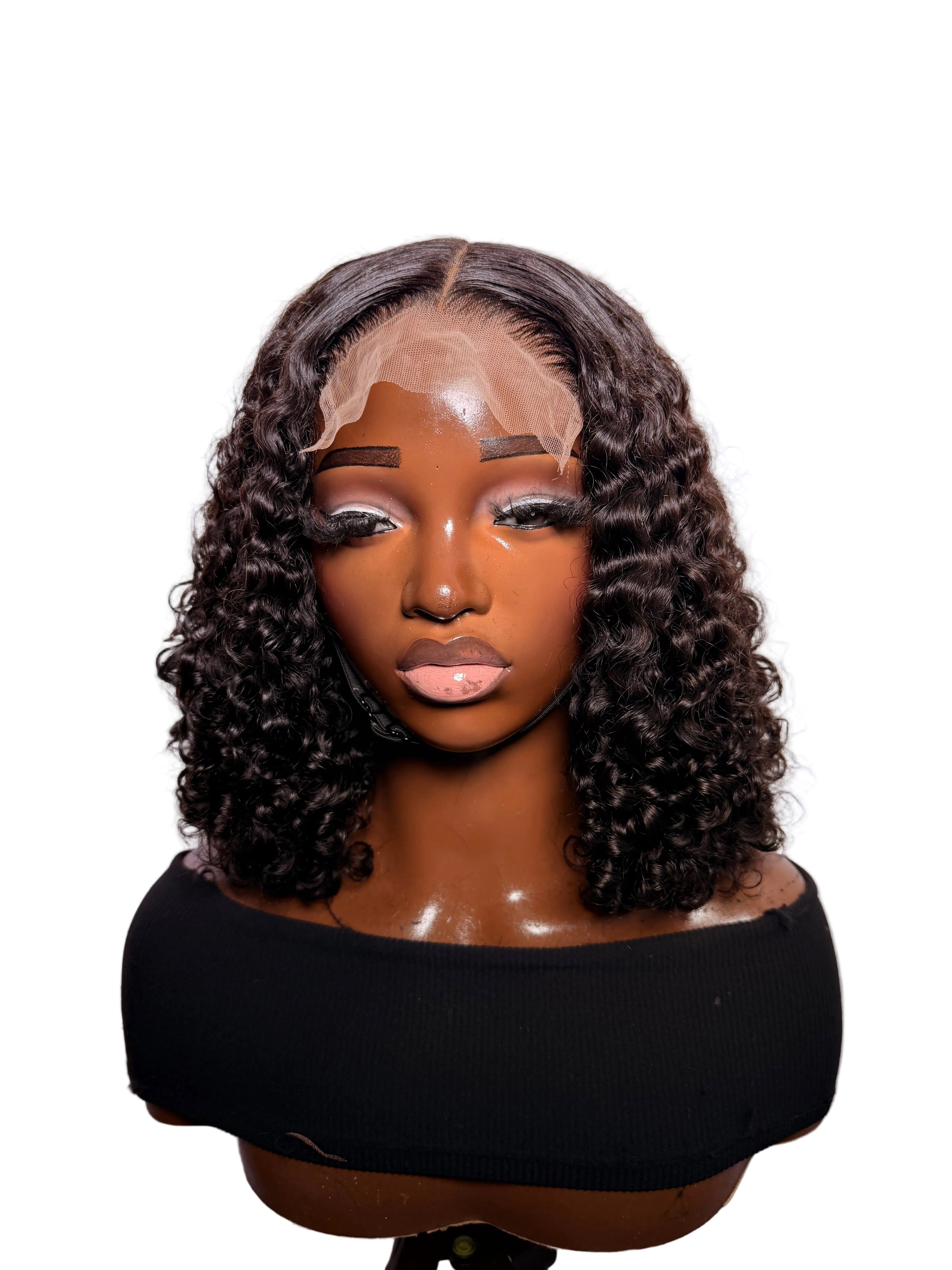 12” 5x5 Swiss lace pixie curls 200g (pre- order)