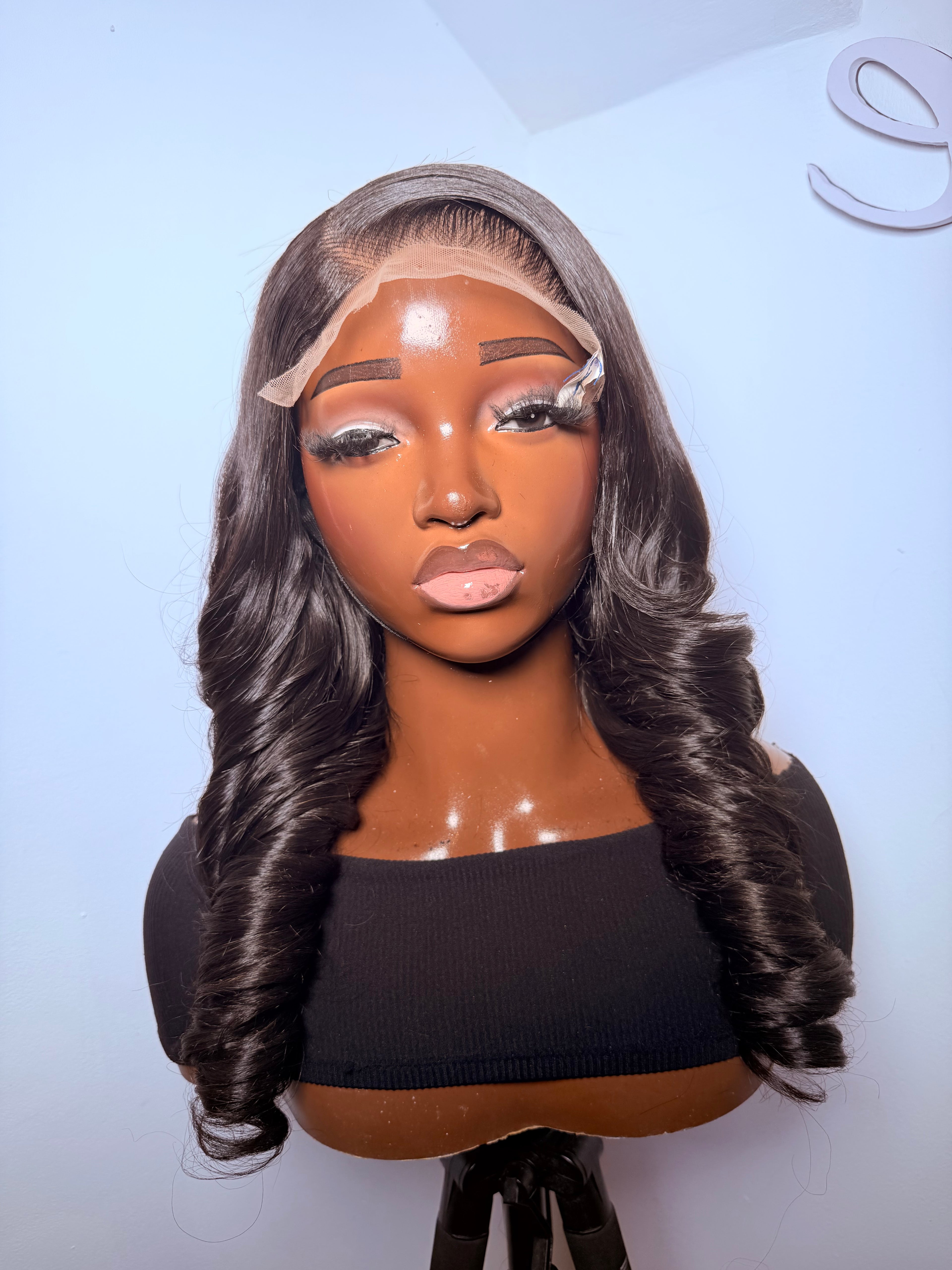 20” 5x5 lace front Vietnamese bounce 300g
