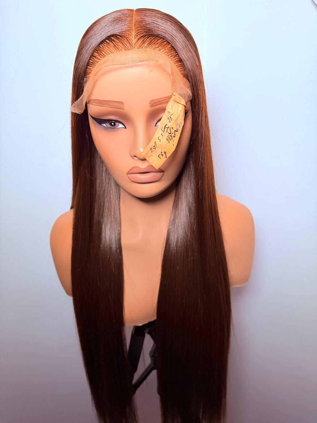 30” 5x5 copper brown bonestraight -300g (pre order)