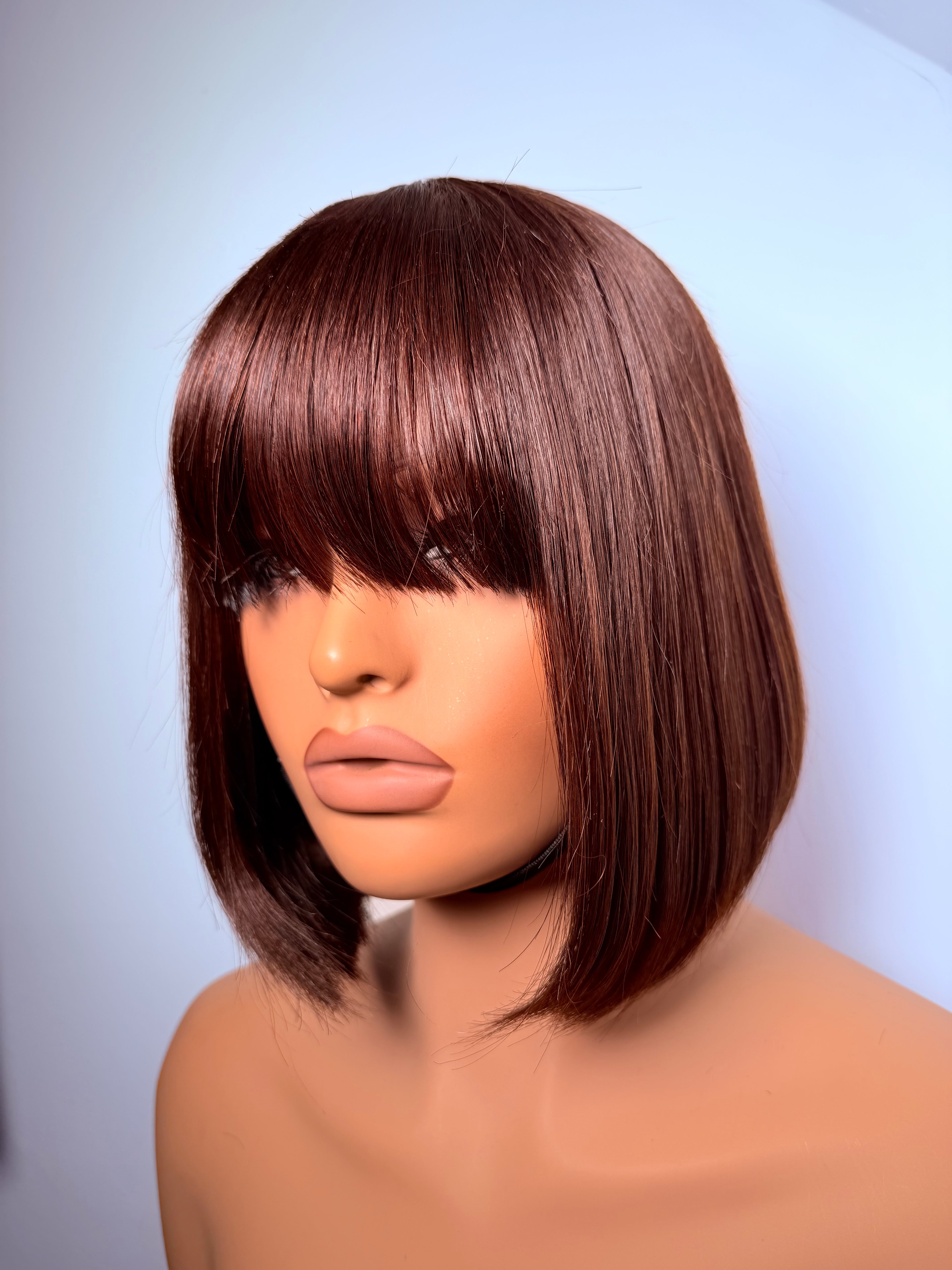 10” choco fringe bob