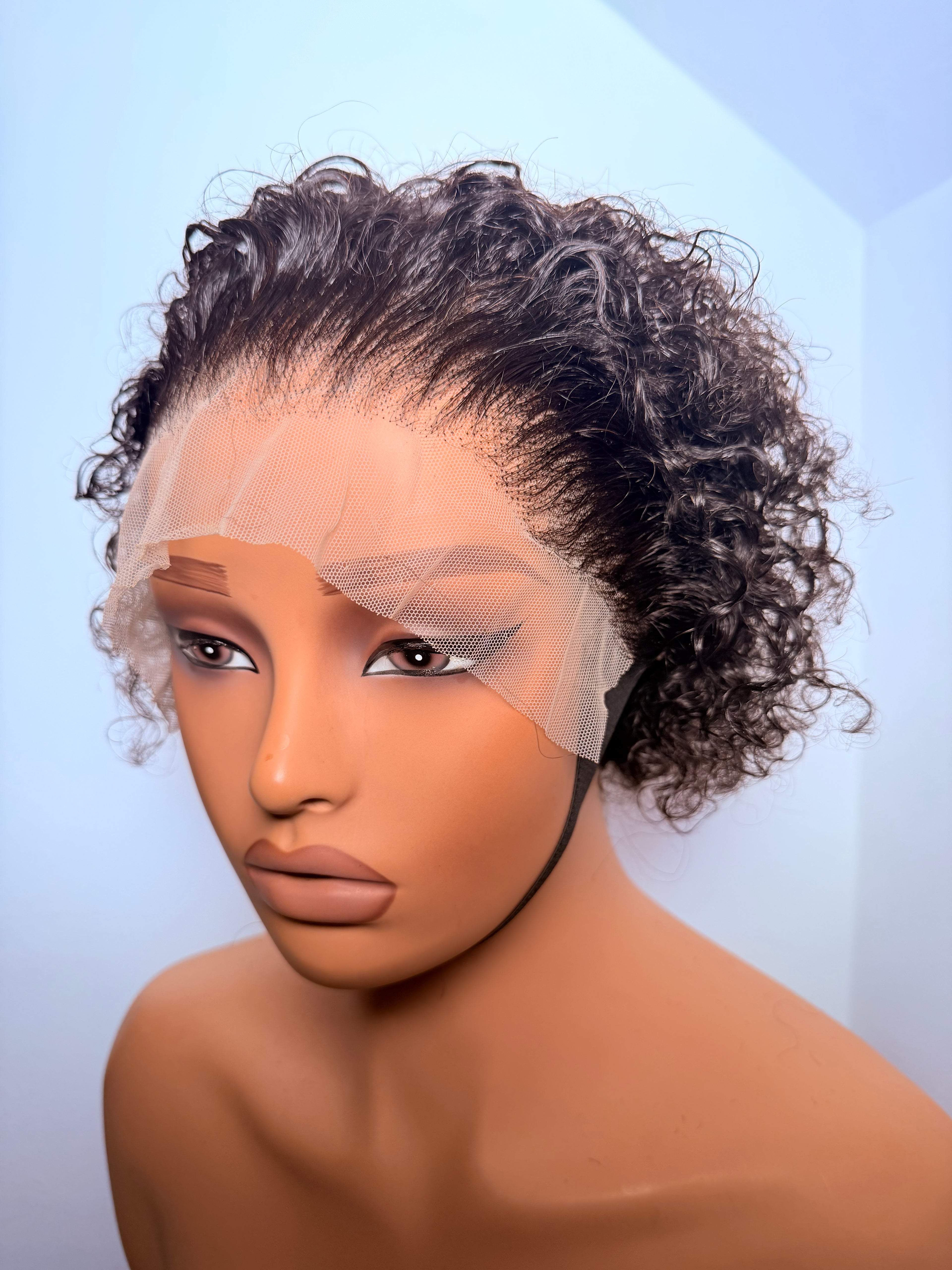 Work unit - Skull frontal pixie curls -( pre-order )