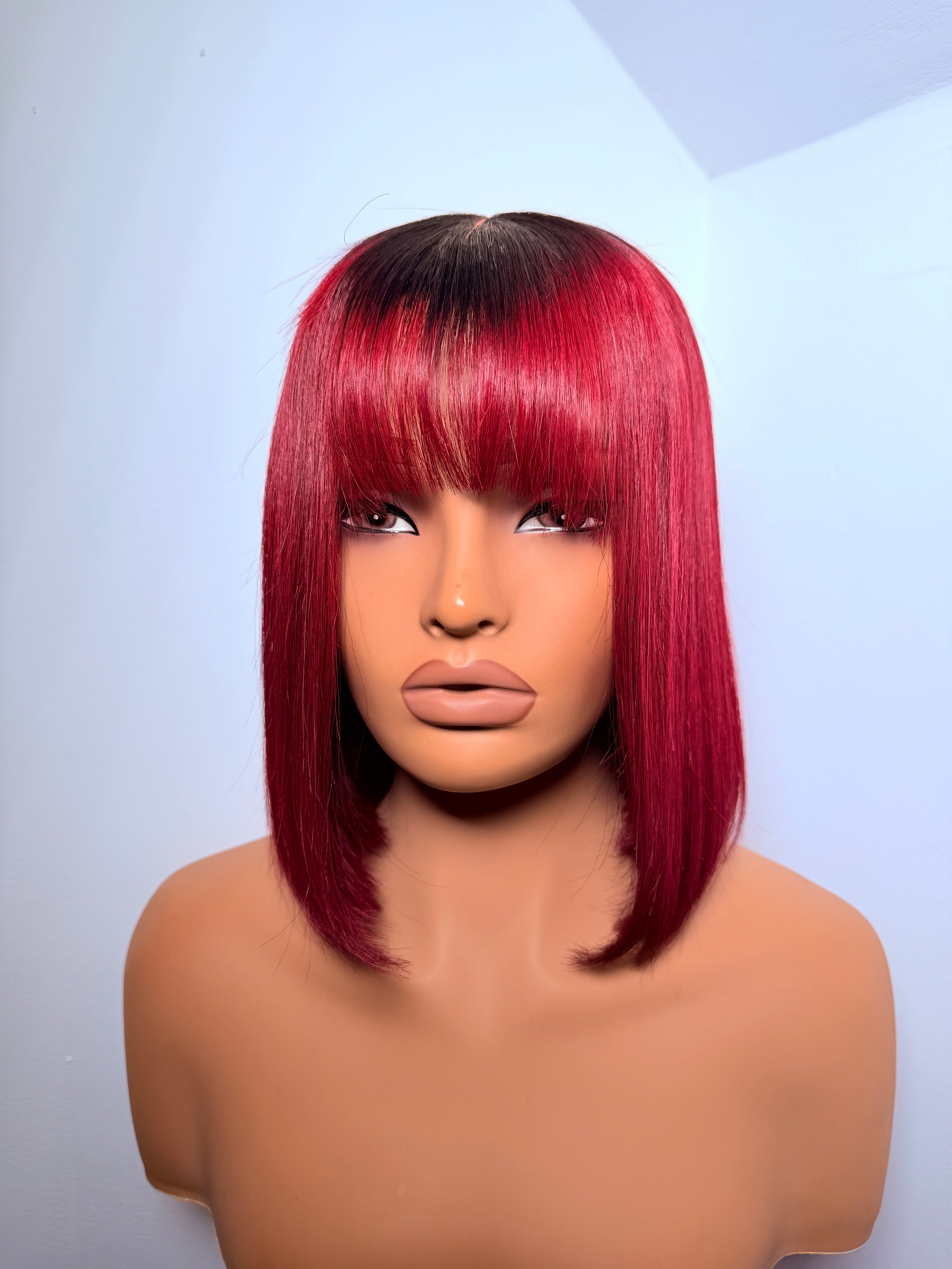 Sales- 10” 2x4 dark root burgundy viet bonestraight