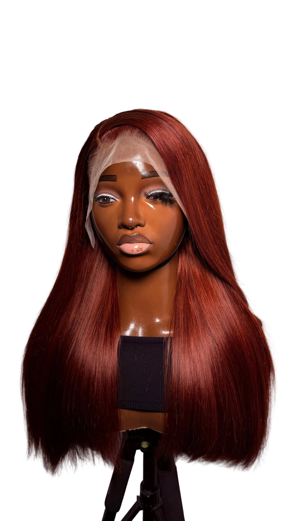 22” 13x4 Swiss lace carjun straight 250 density