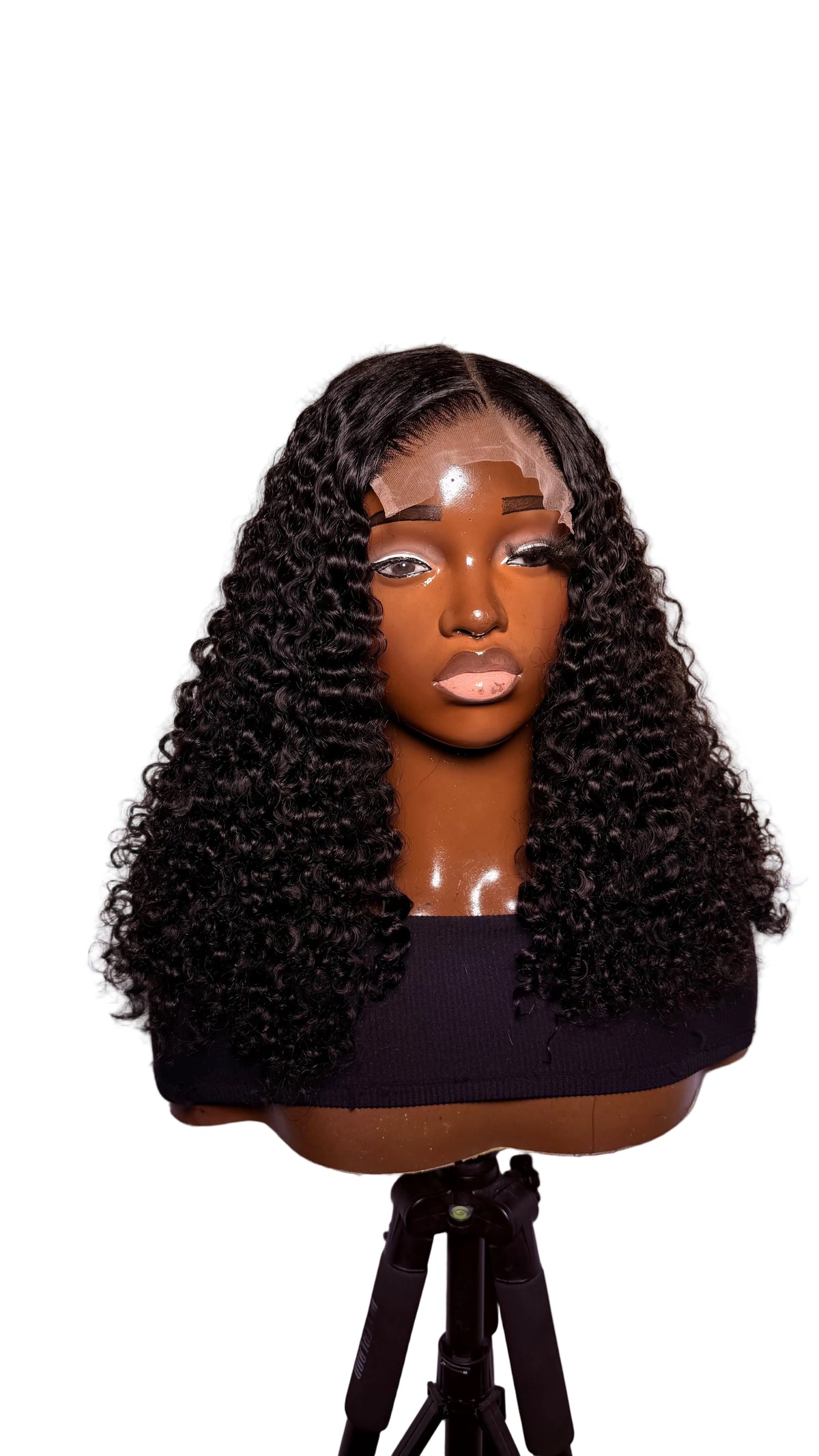 14” 5x5 Swiss lace front luxe pixie curly 200g (sale) (pre order) pre styled