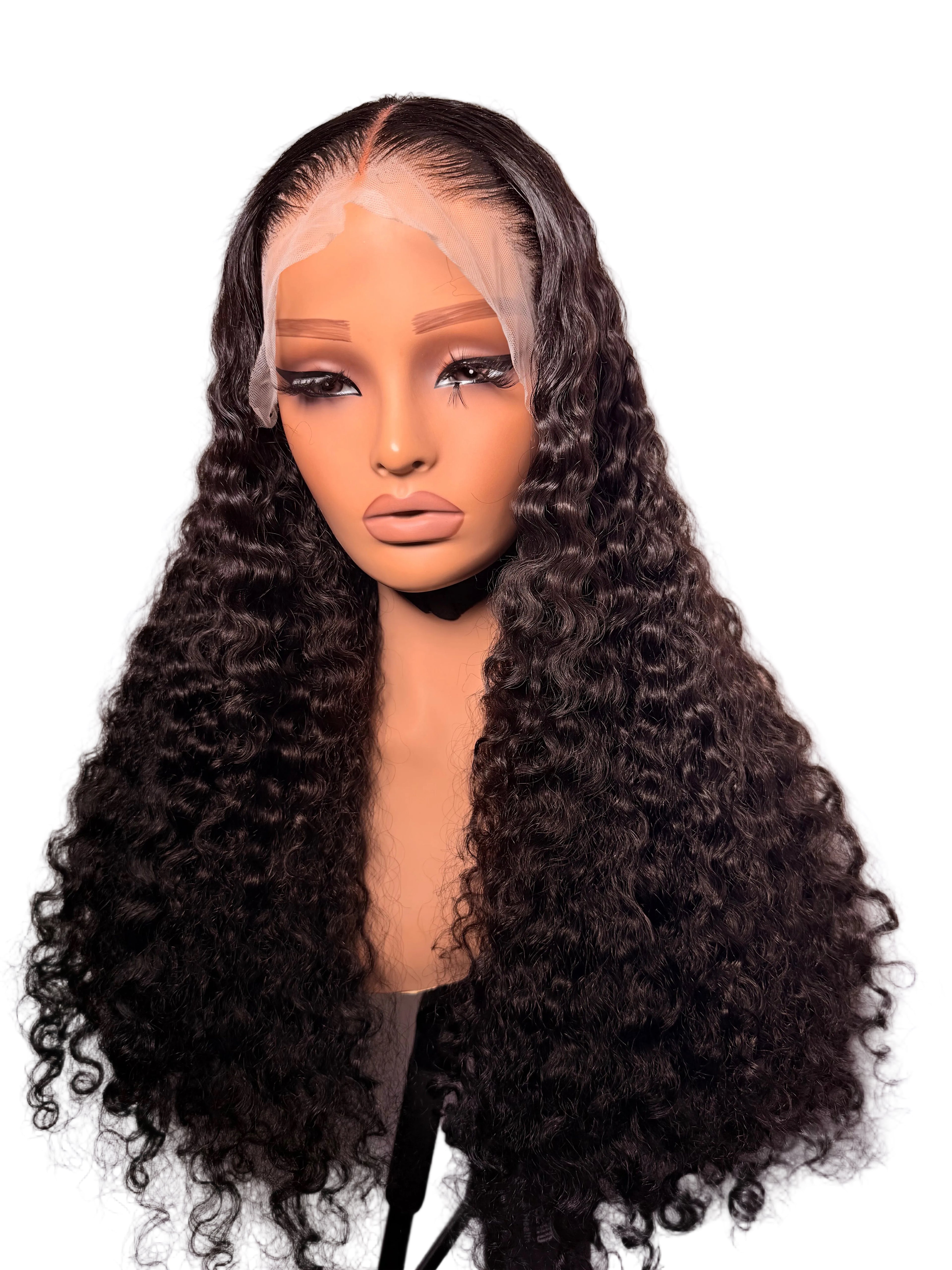 26” 13x4 lace front Jerry curls. Pre-bleached and pre styled ( pre order)