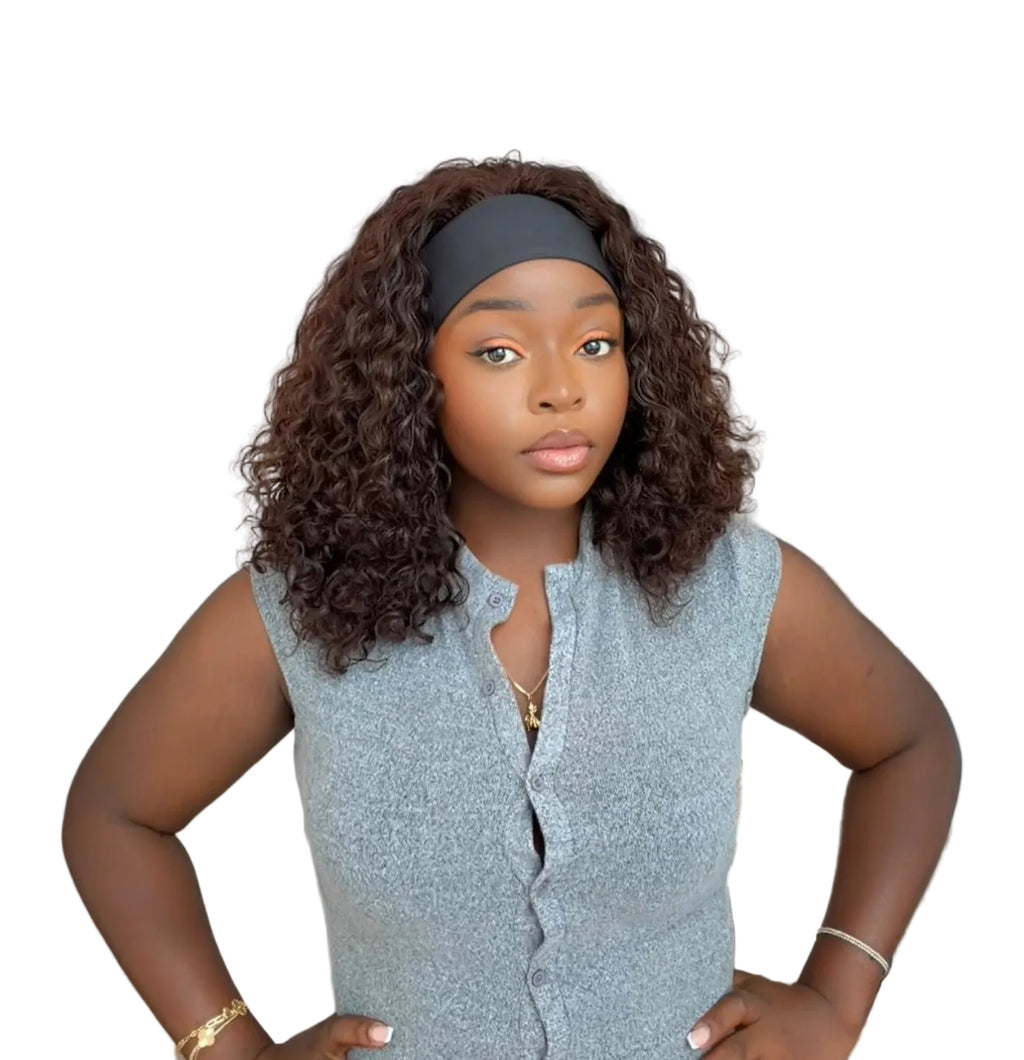 pre-order sale.                               14” bold curly band wig