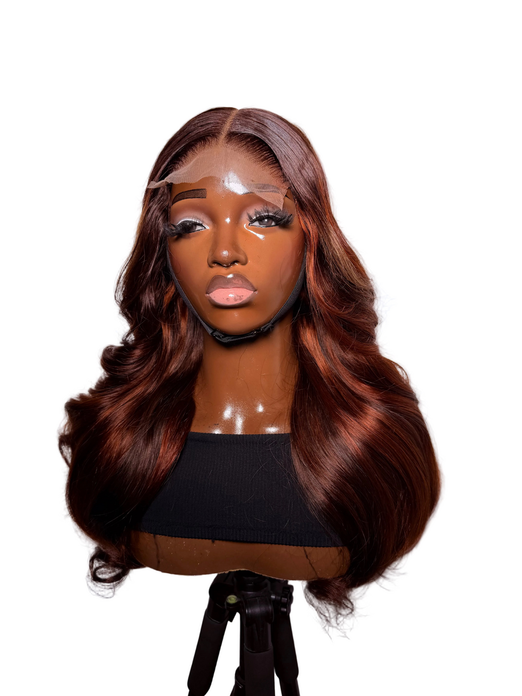 22” 5x5 brown highlight bouncy 300 density