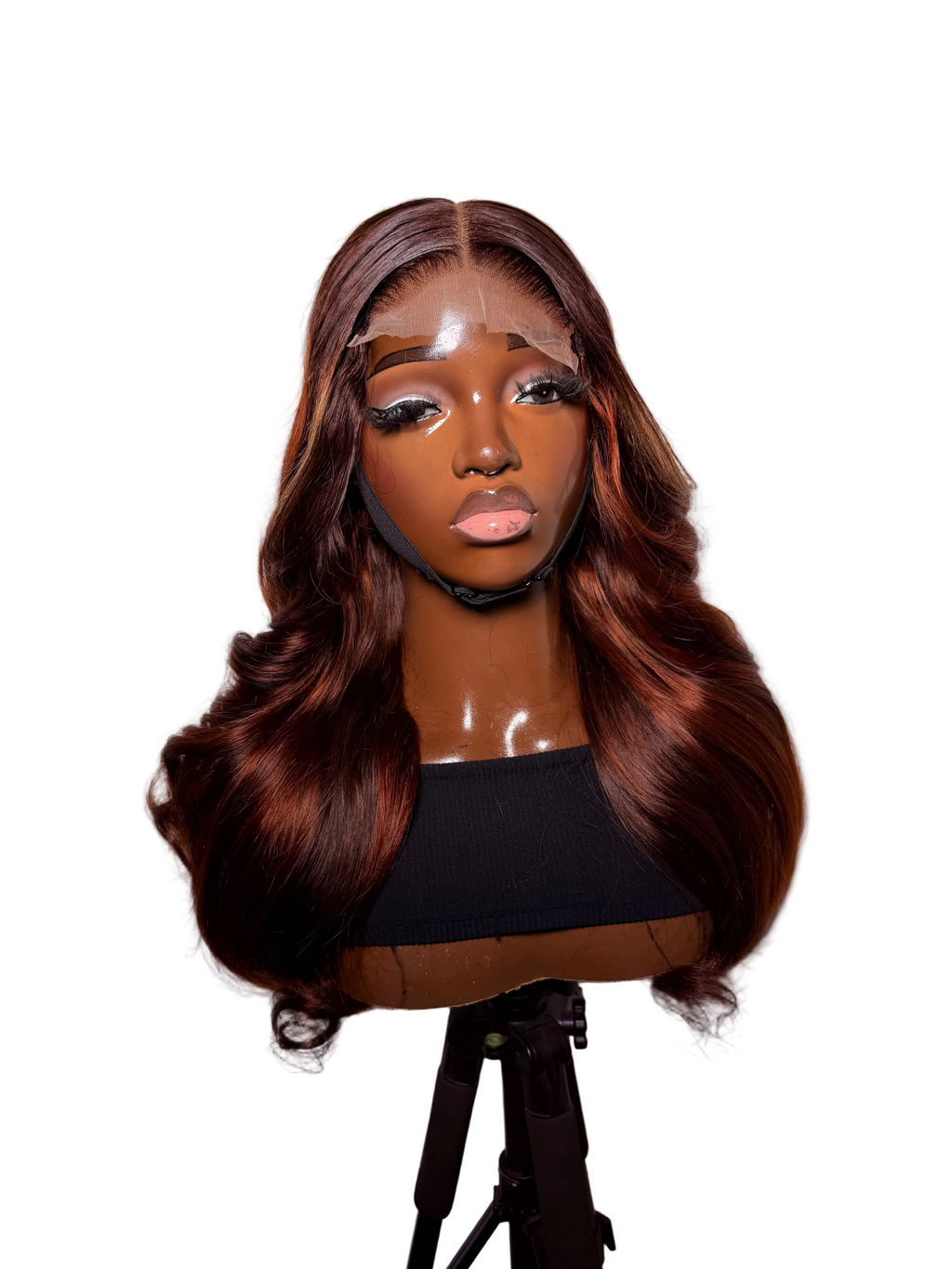 22” 5x5 brown highlight bouncy 300 density