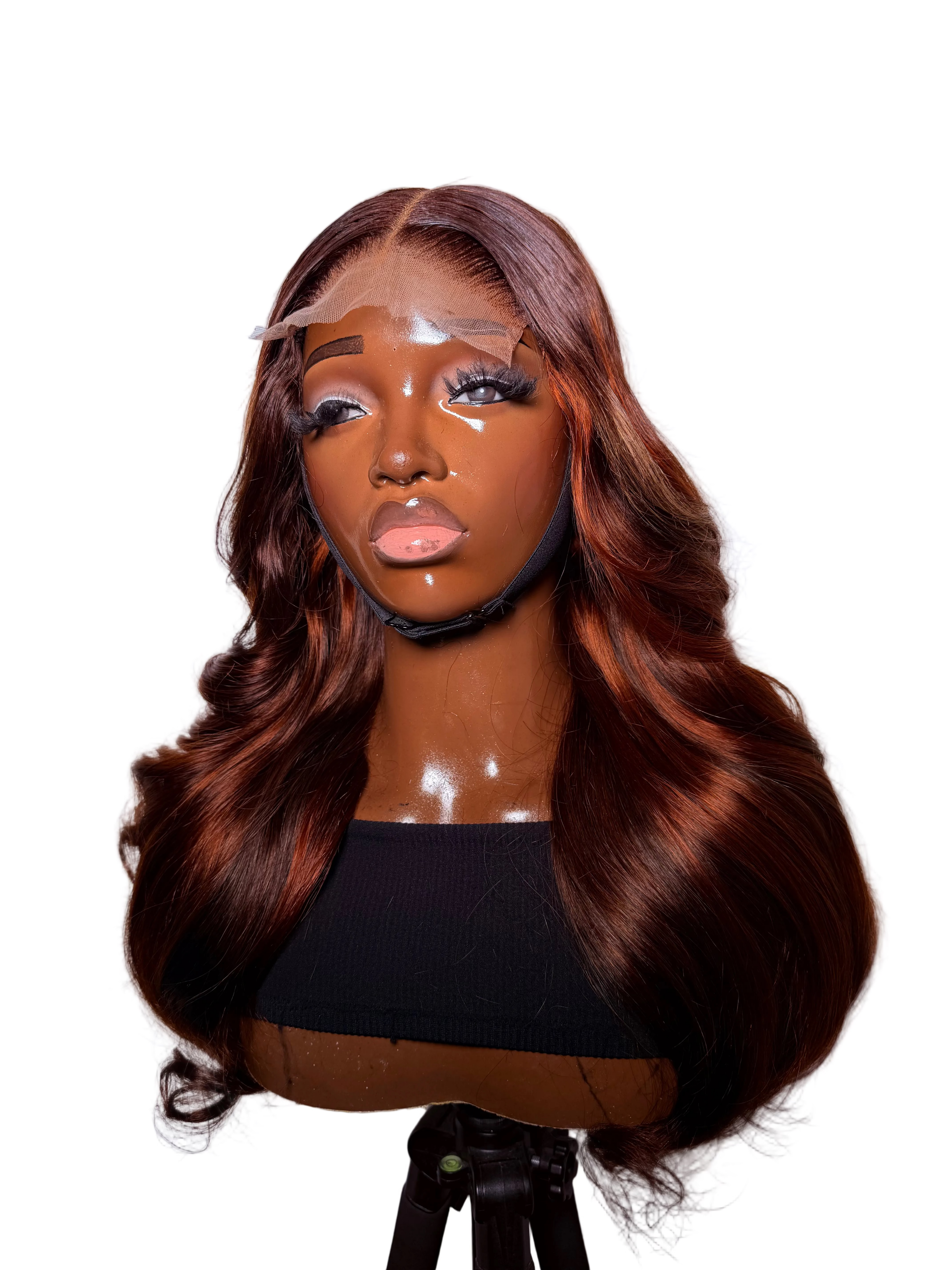 22” 5x5 brown highlight bouncy 300 density