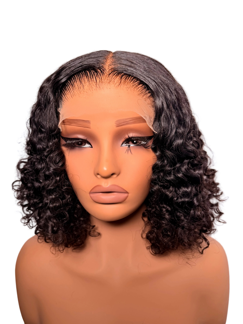 ( Work unit ) 10” 5x5 Luxury pixie curls 200g. (Pre-styled,pre-bleached & pre-cut)
