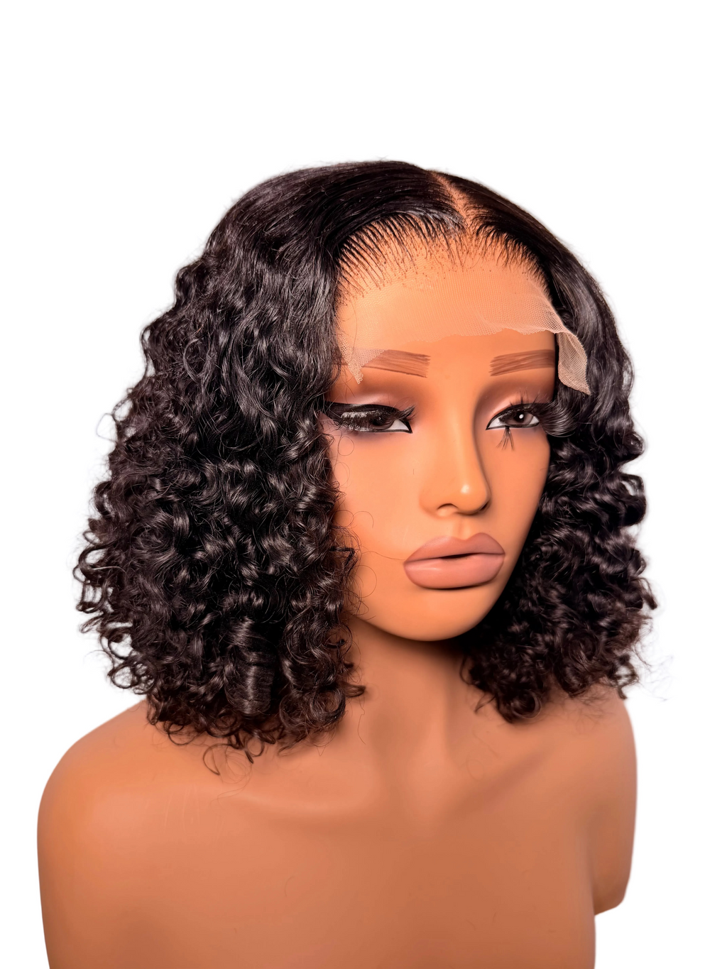 ( Work unit ) 10” 5x5 Luxury pixie curls 200g. (Pre-styled,pre-bleached & pre-cut)