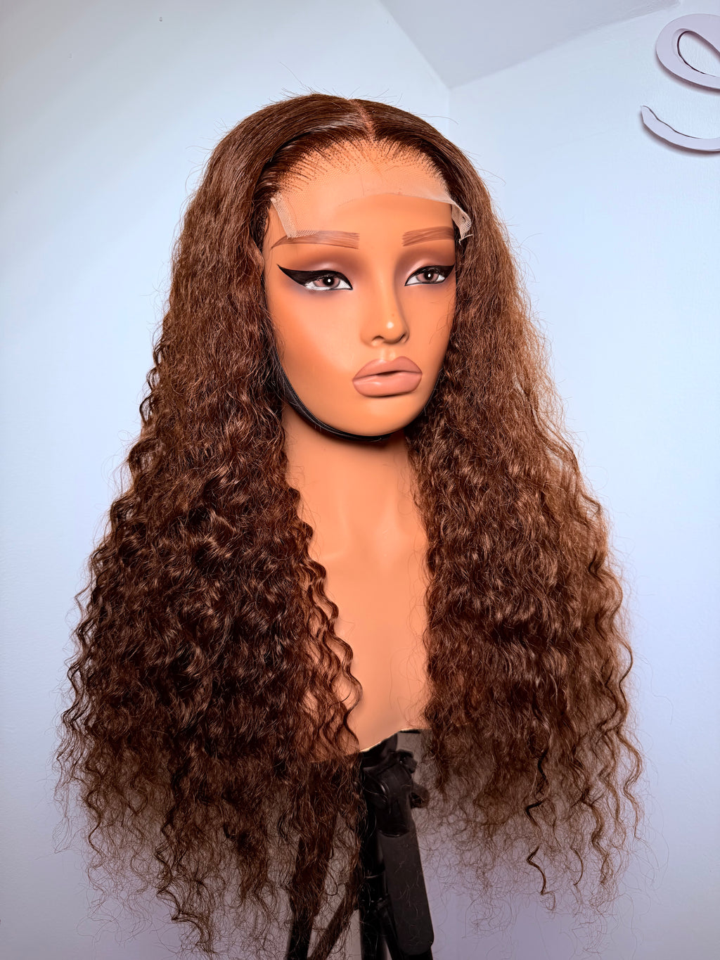 26” 5x5 brown deep wave -180 density