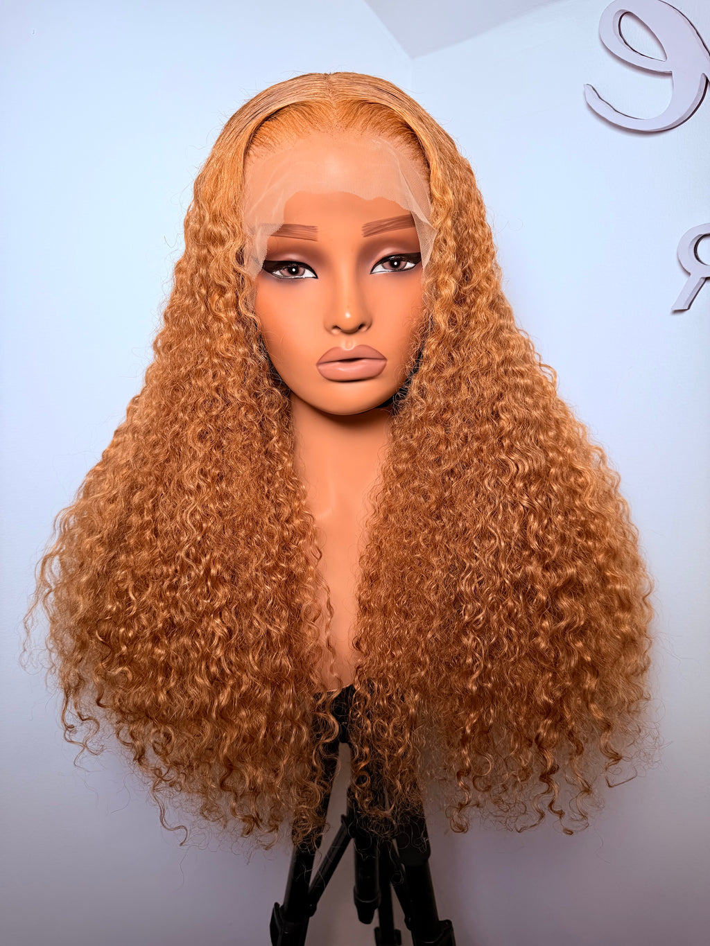 24” 13x4 blonde water curls
